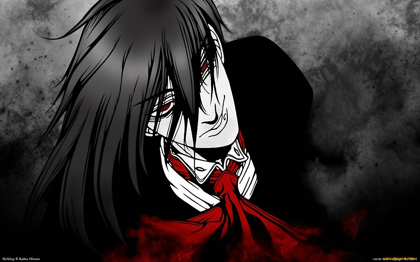 аниме, hellsing, alucard