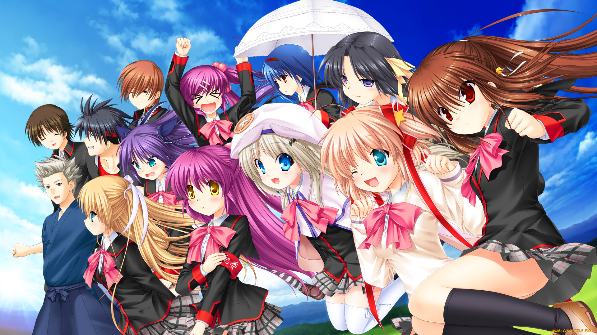 аниме, little, busters, little, busters