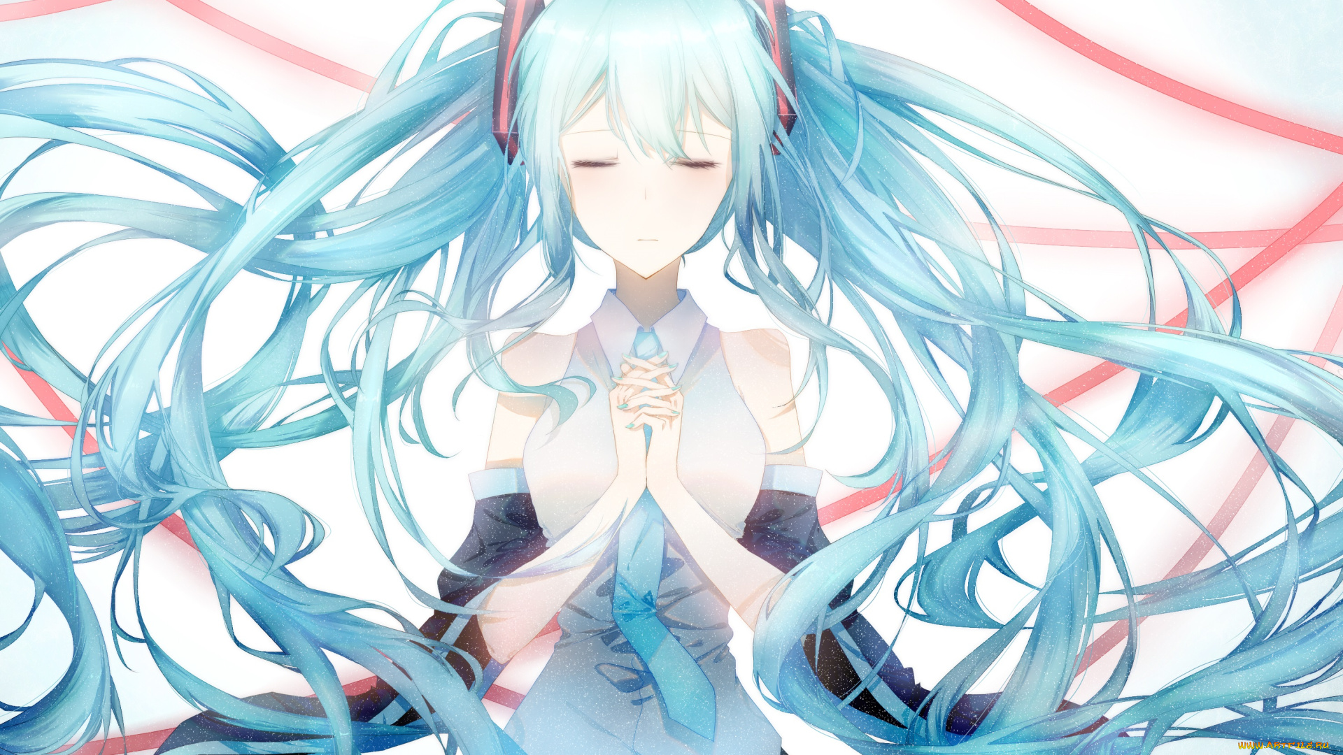 аниме, vocaloid, hatsune, miku