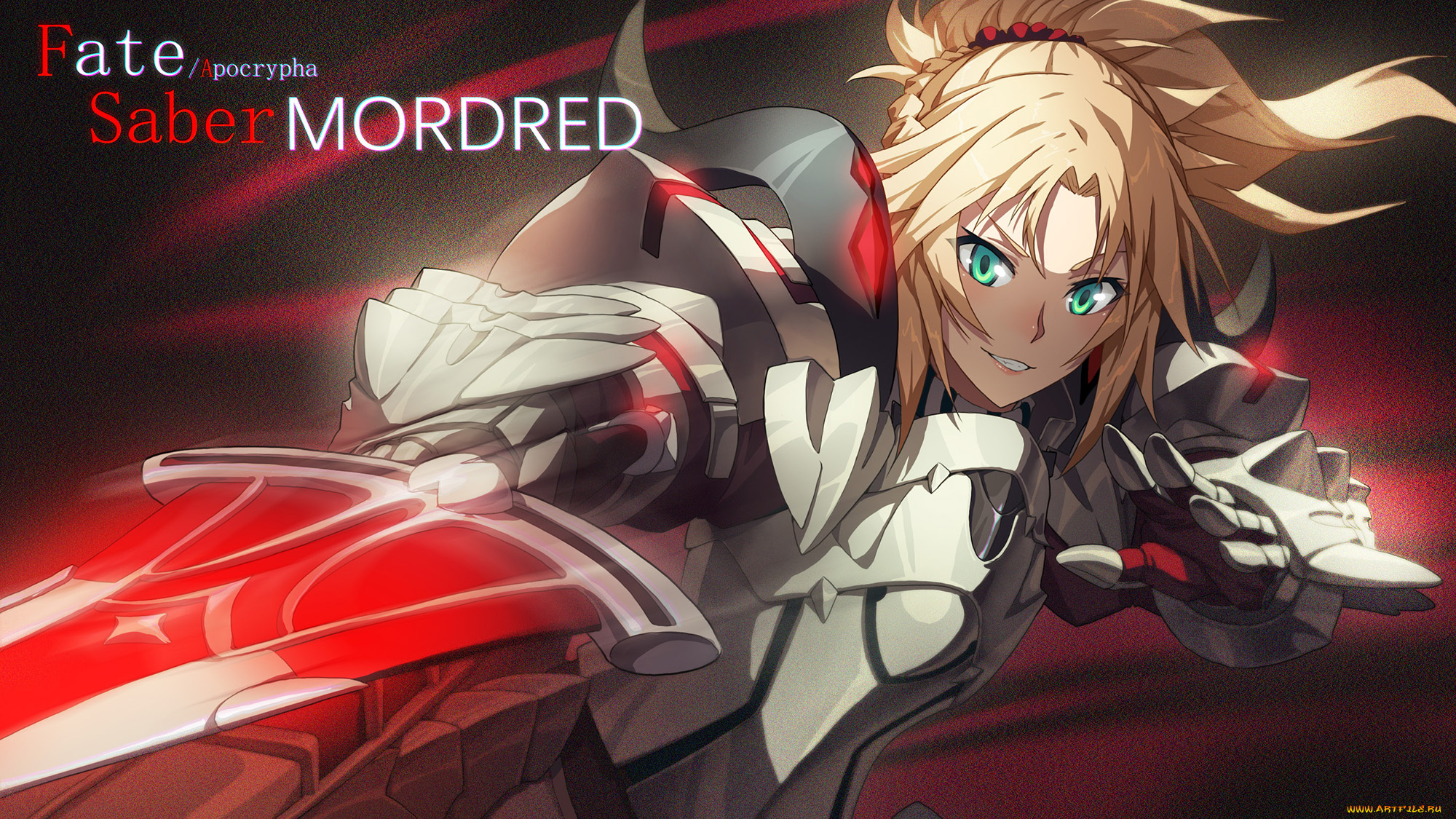 аниме, fate, stay, night, mordred