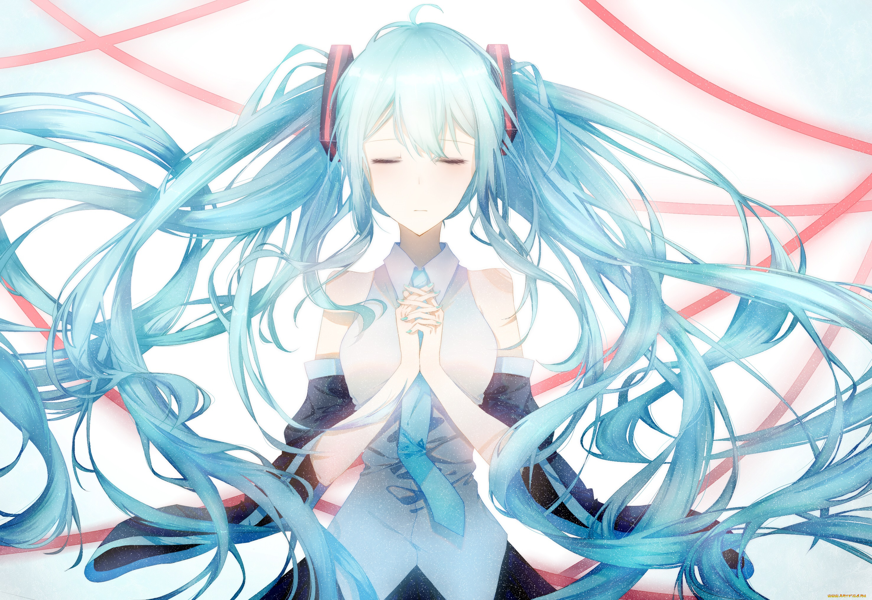 аниме, vocaloid, hatsune, miku