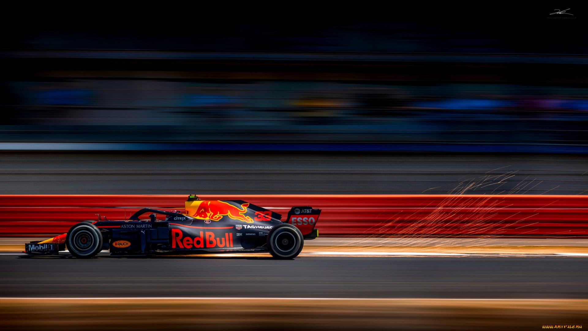 спорт, формула, 1, british, grand, prix, 2018, red, bull, max, verstappen, silverstone