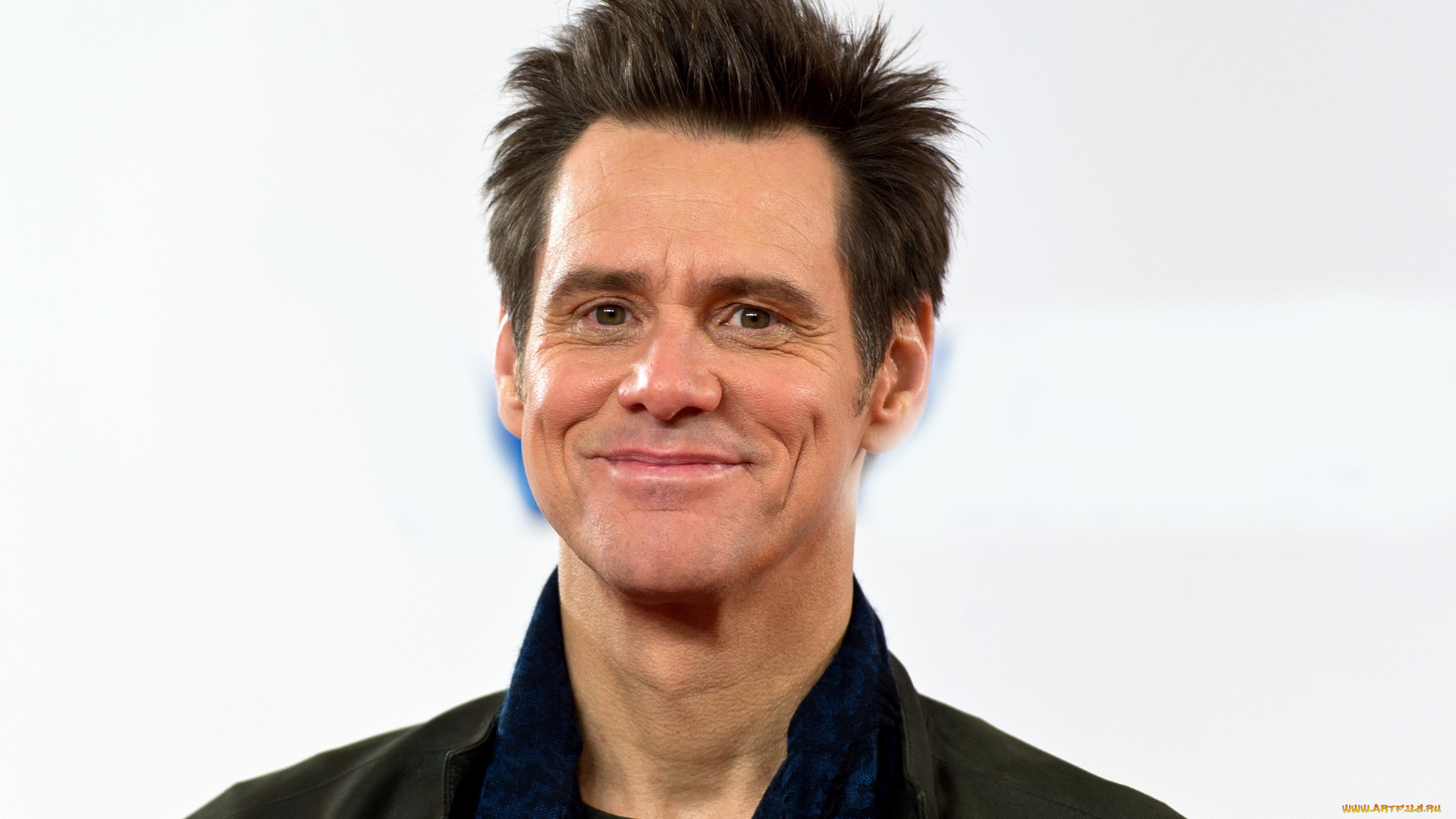 мужчины, jim, carrey, улыбка, лицо, актер