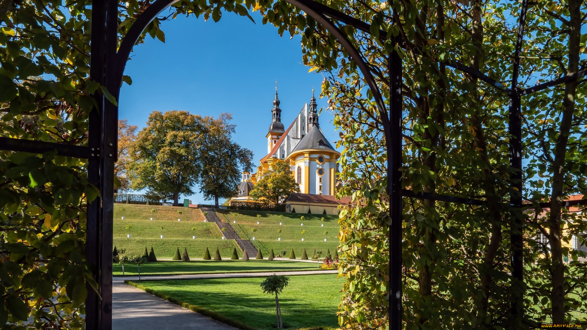 kloster, neuzelle, germany, города, -, католические, соборы, , костелы, , аббатства, kloster, neuzelle