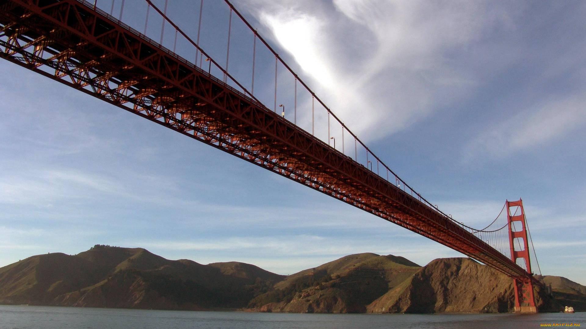 golden, gate, bridge, города, сан, франциско, сша