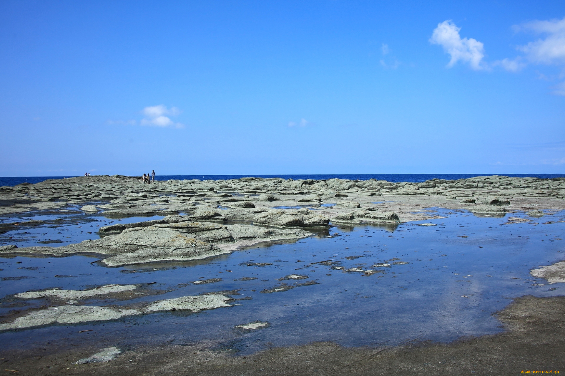 природа, побережье, камни