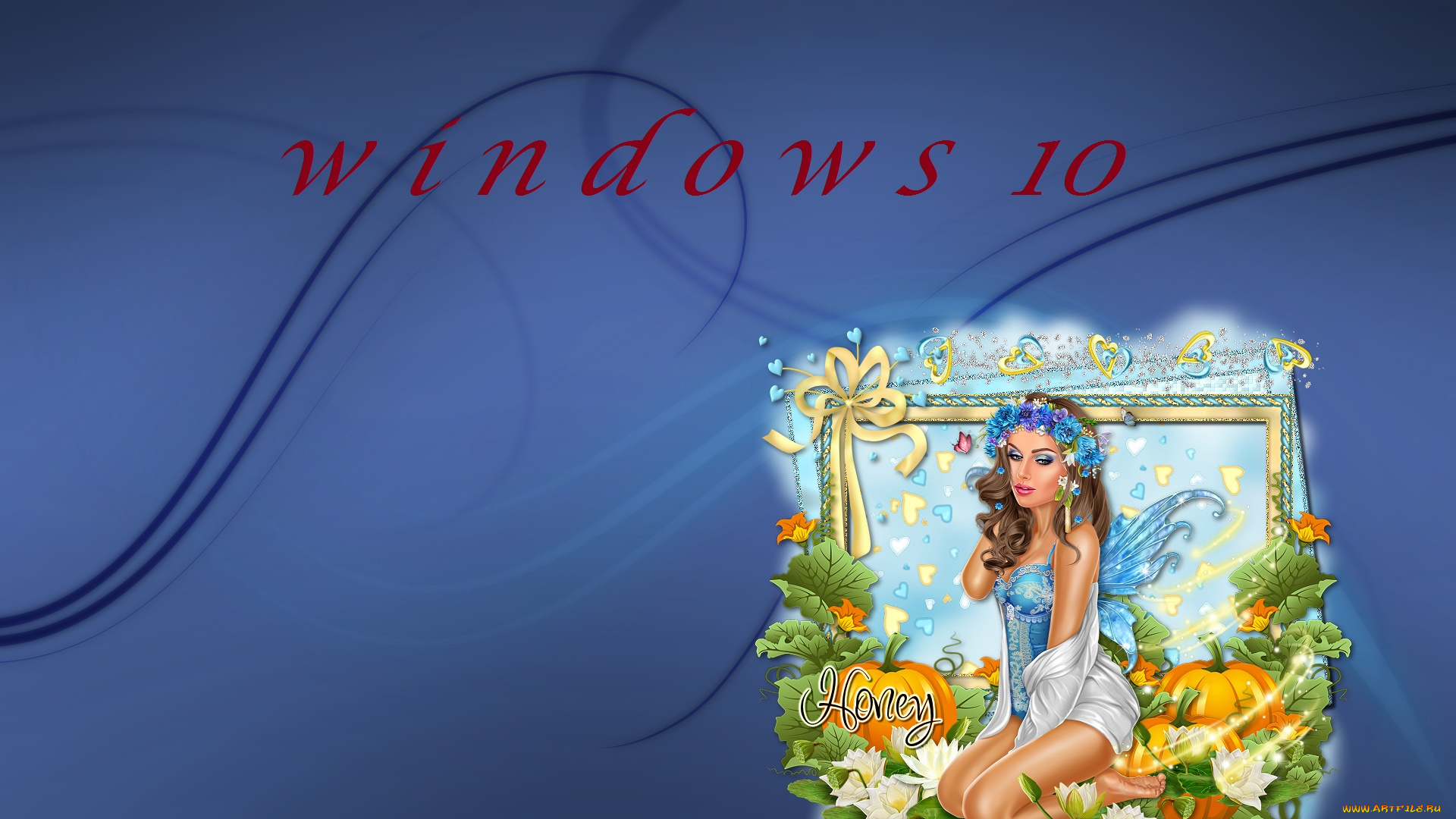 компьютеры, windows, , 10, взгляд, логотип, фон, девушка