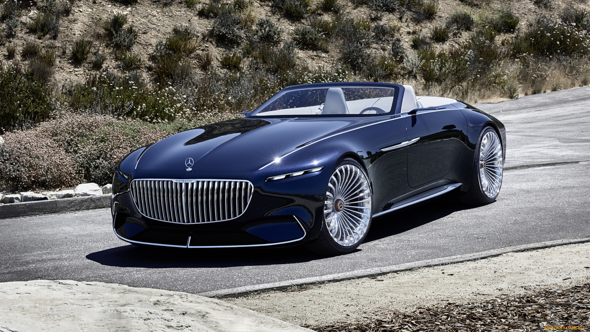 mercedes-maybach, vision, 6, cabriolet, ev, concept, 2017, автомобили, mercedes-benz, mercedes-maybach, vision, 6, cabriolet, ev, concept, 2017