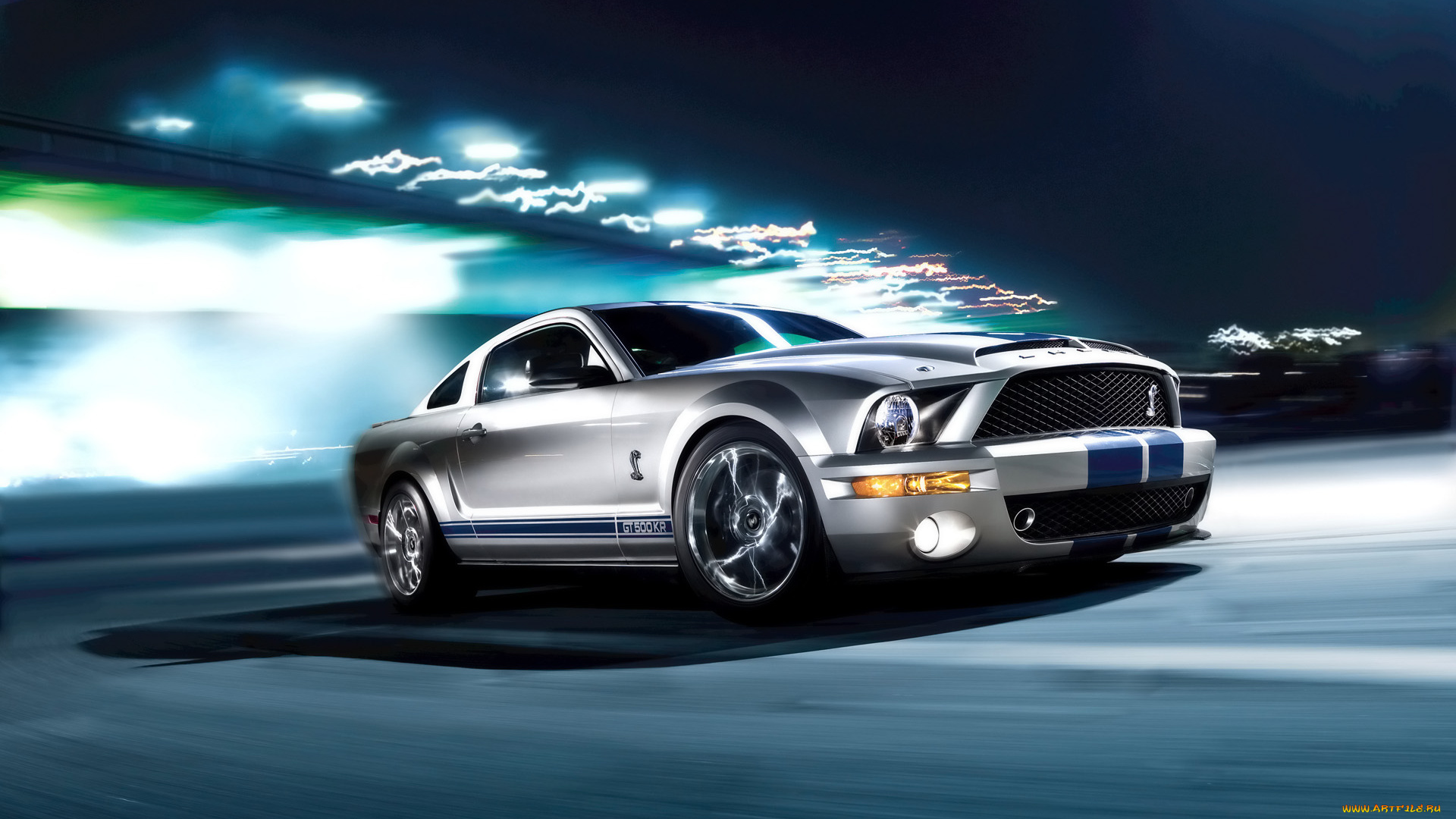 2009, ford, mustang, shelby, gt500kr, автомобили