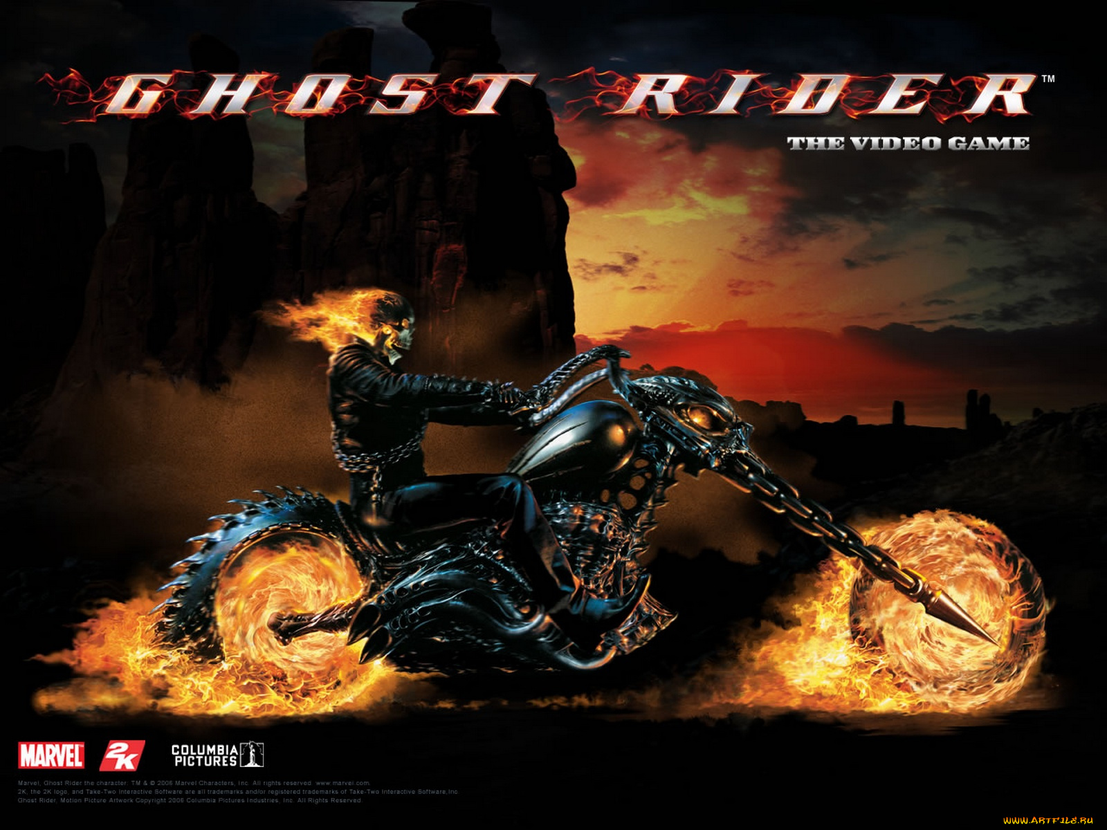 ghost, rider, видео, игры, the, video, game