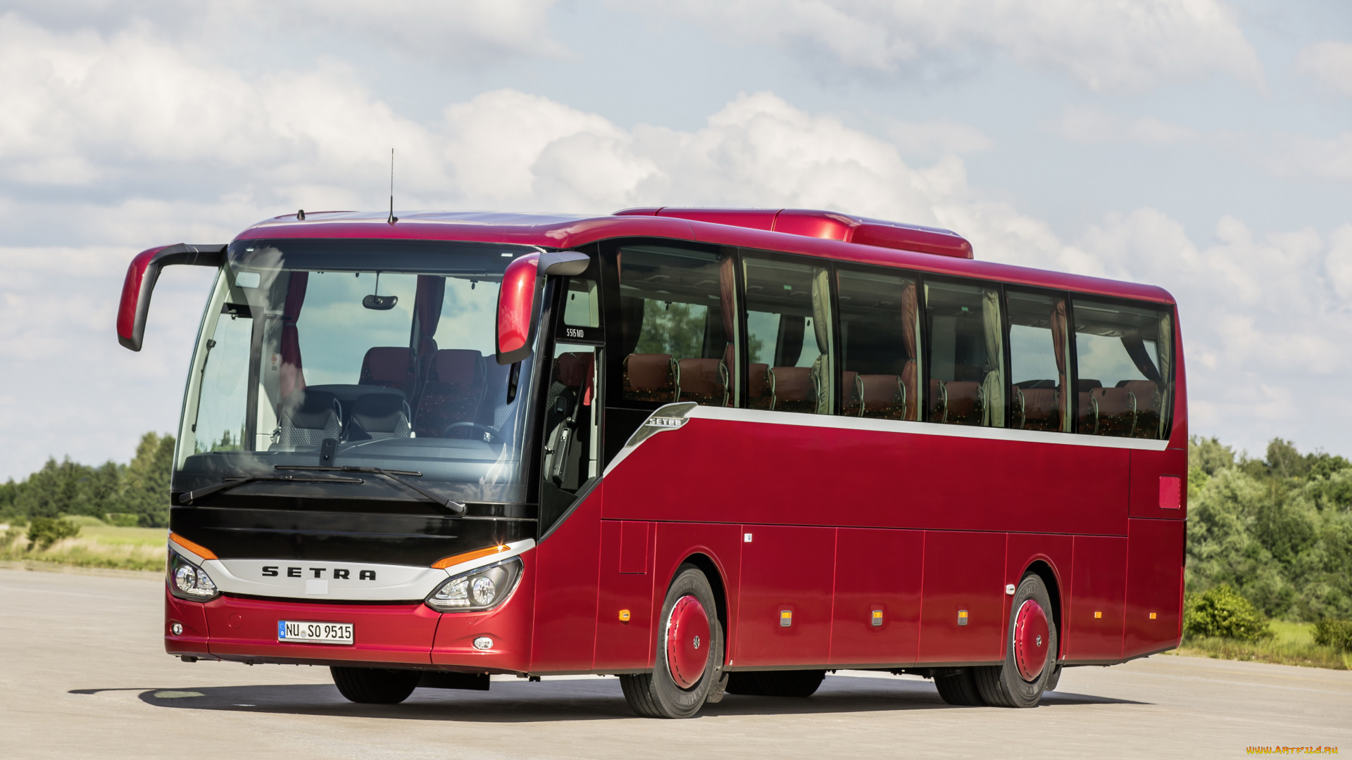 автомобили, автобусы, красный, 2014г, hd, s, 511, setra