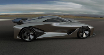 обоя nissan concept 2020, автомобили, 3д, спорткар, ниссан