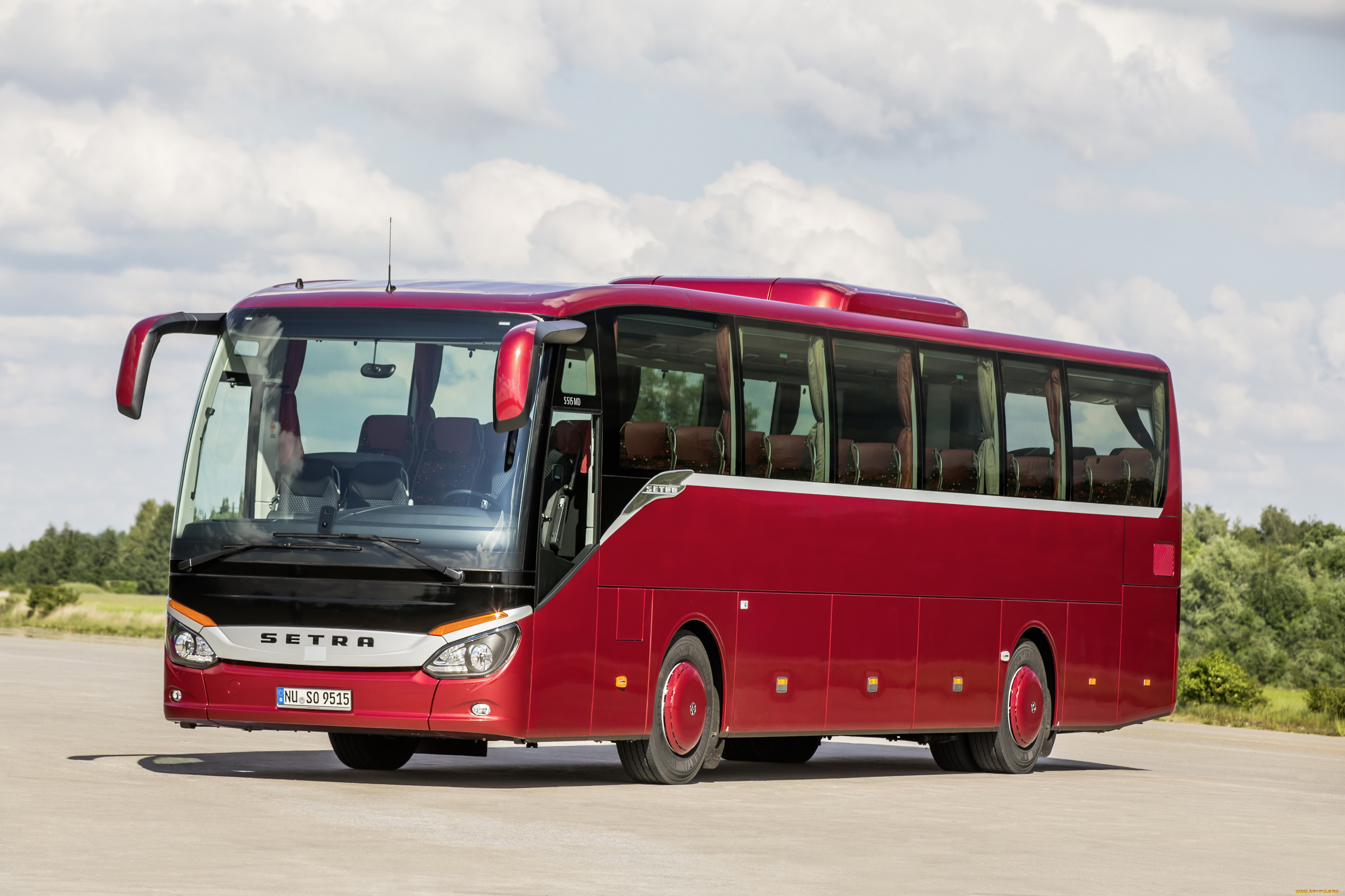 автомобили, автобусы, красный, 2014г, hd, s, 511, setra