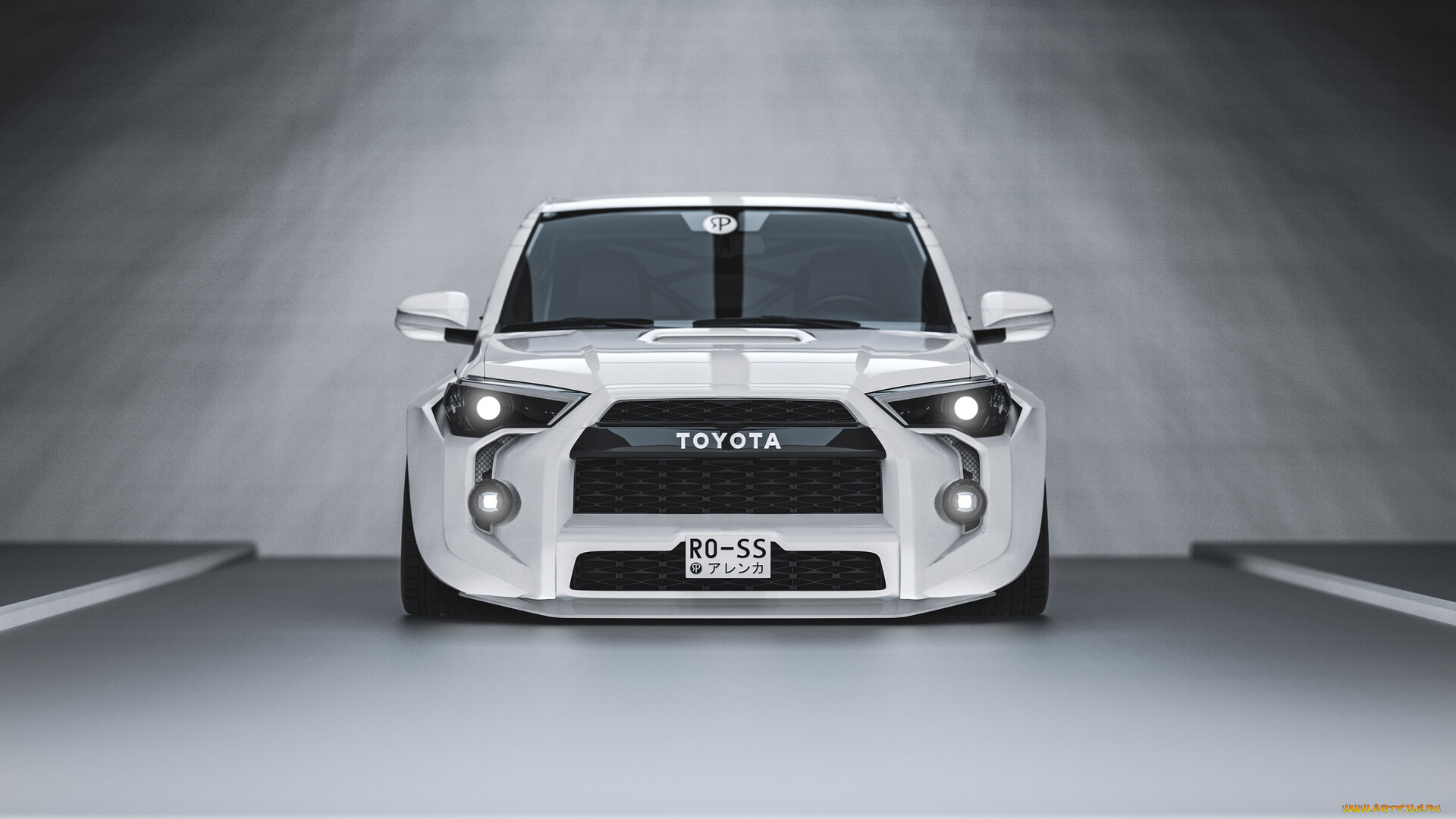 toyota, land, cruiser, 4-runner, slammed, widebody, автомобили, 3д, toyota, land, cruiser, 4-runner, slammed, widebody