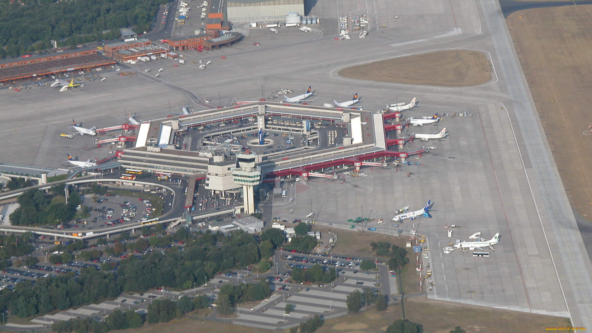 tegel, in, berlin, города, берлин, германия