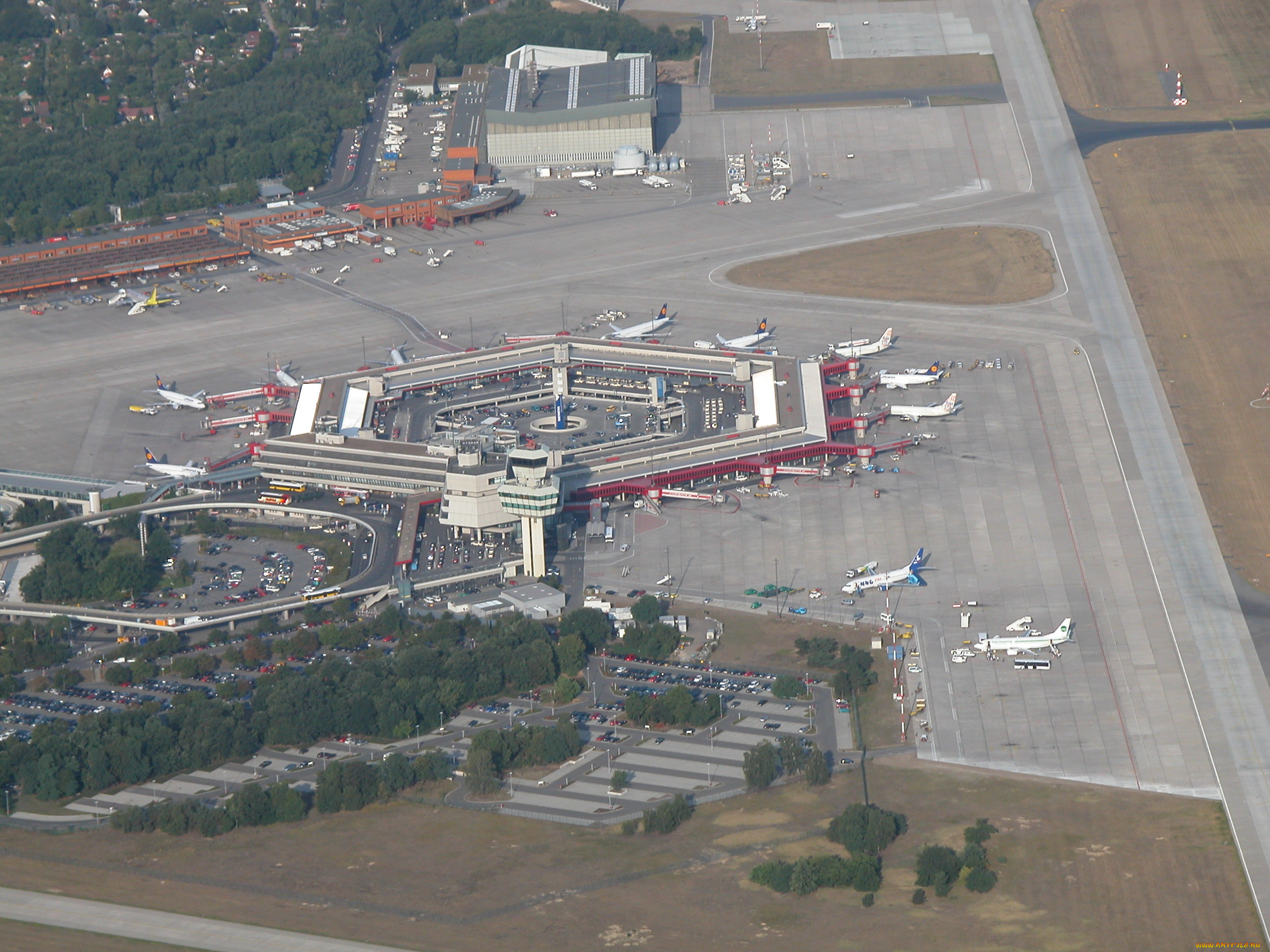 tegel, in, berlin, города, берлин, германия