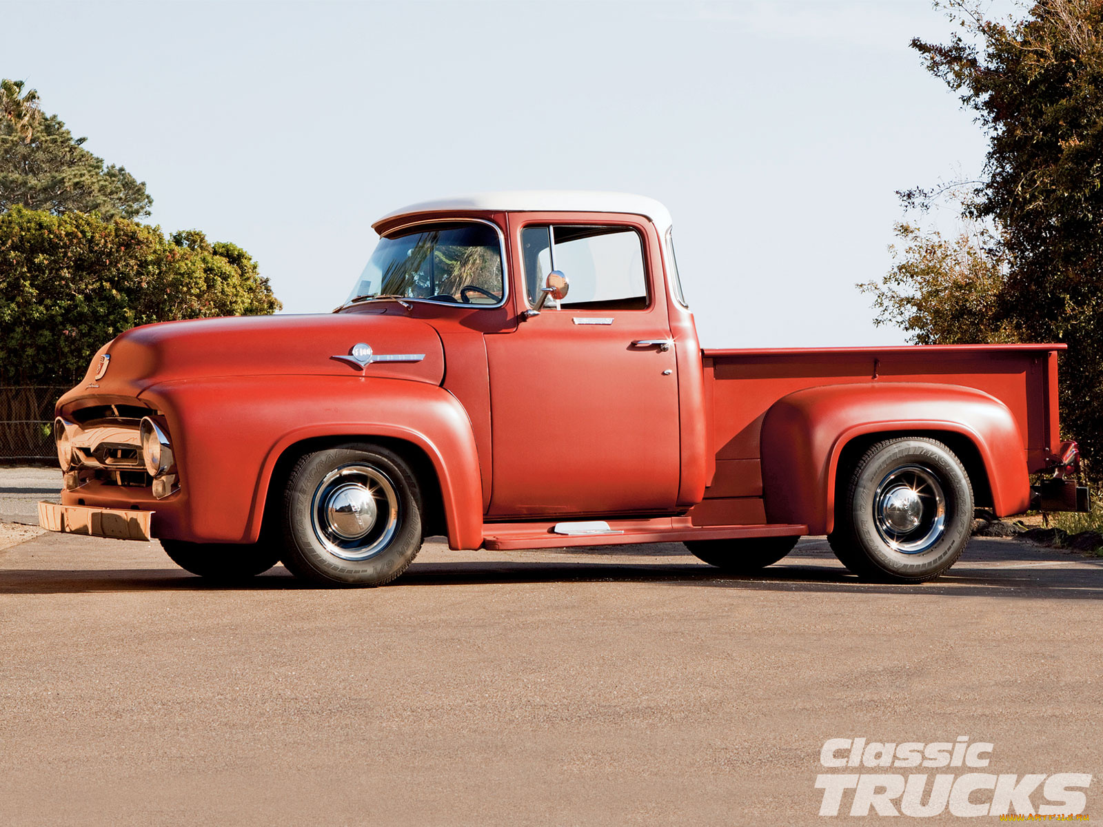 1956, ford, f100, автомобили, custom, pick, up