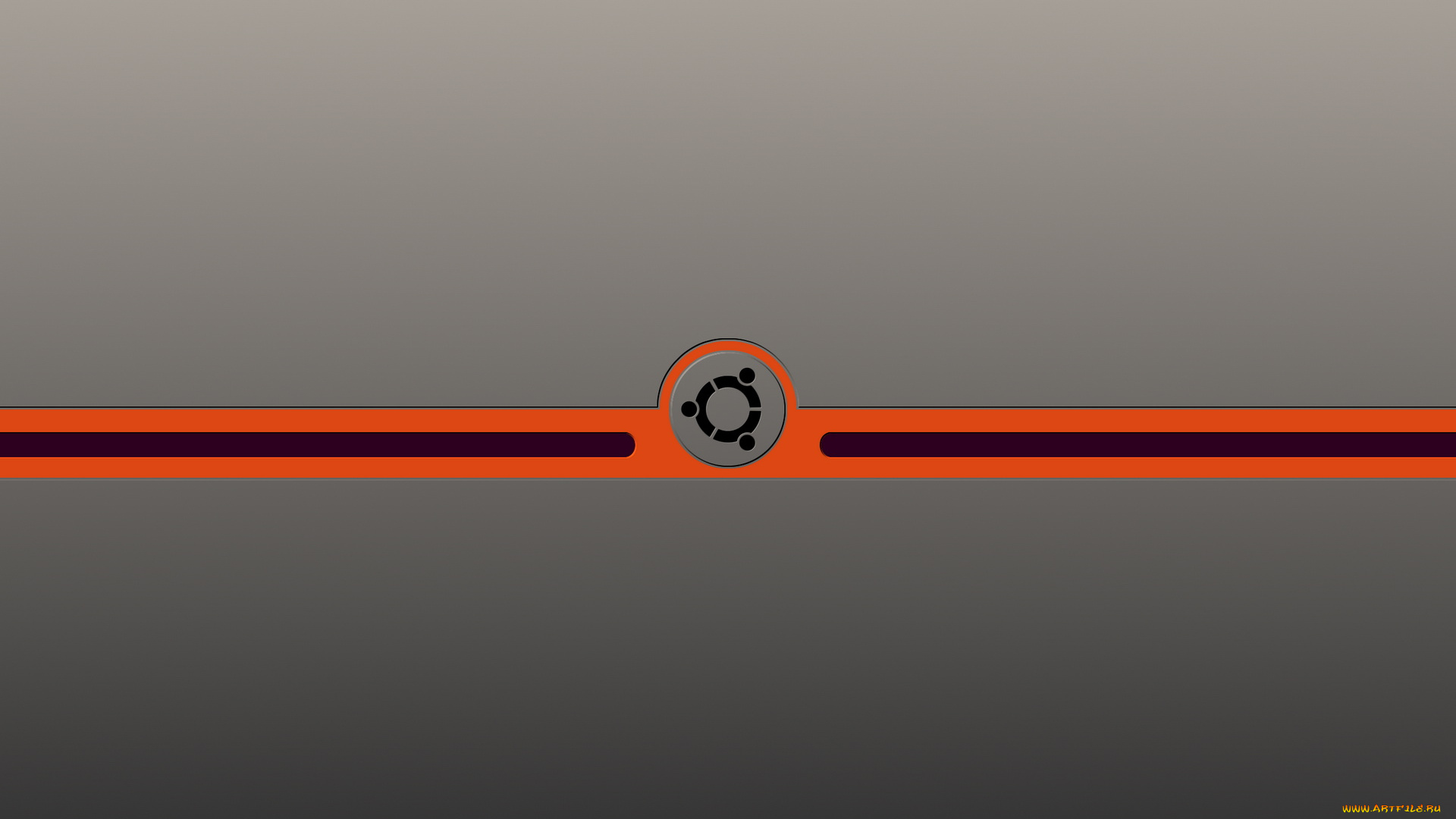 компьютеры, ubuntu, linux, фон, полоса, серый, красная