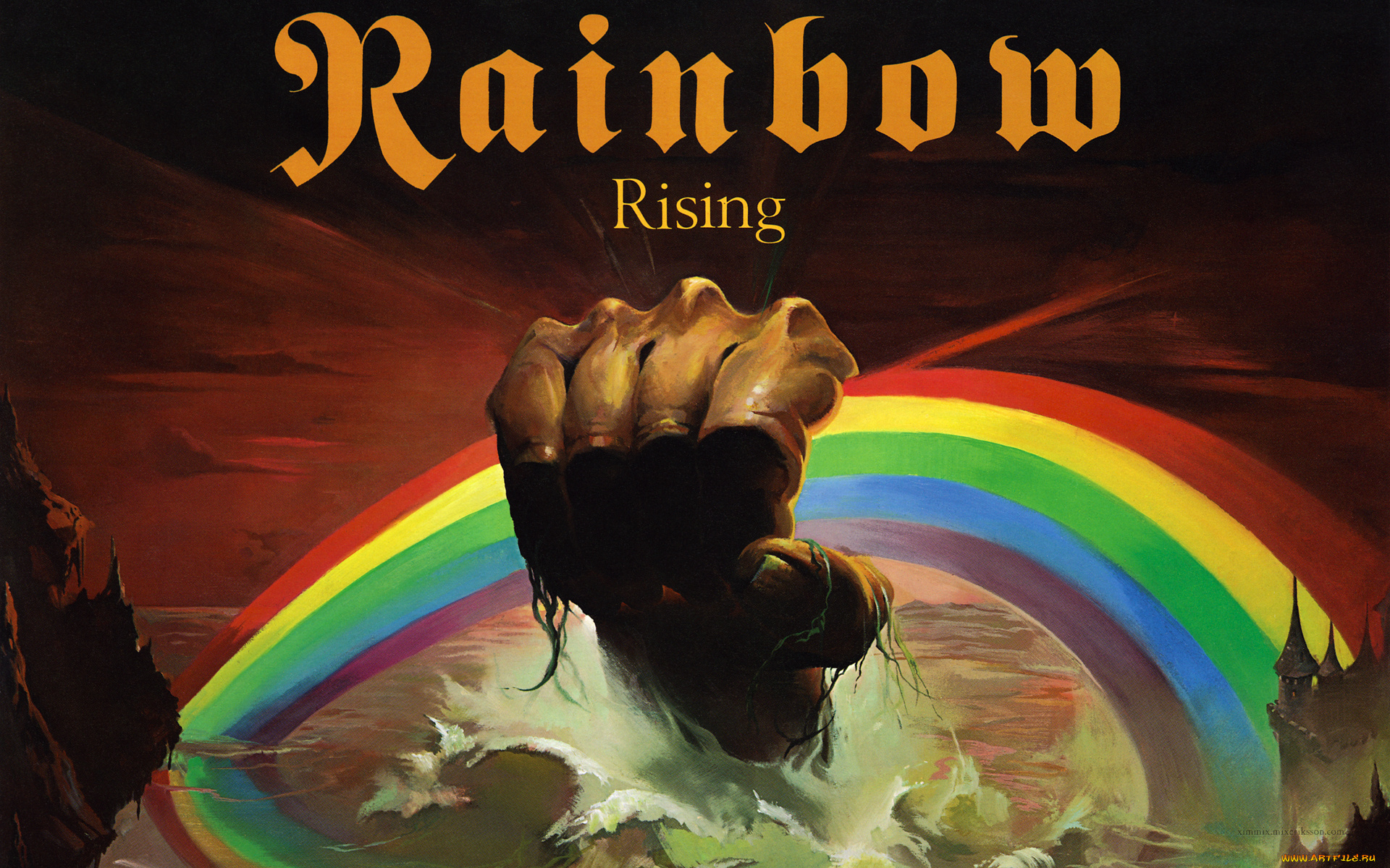 rainbow, музыка, группа, радуга, постер