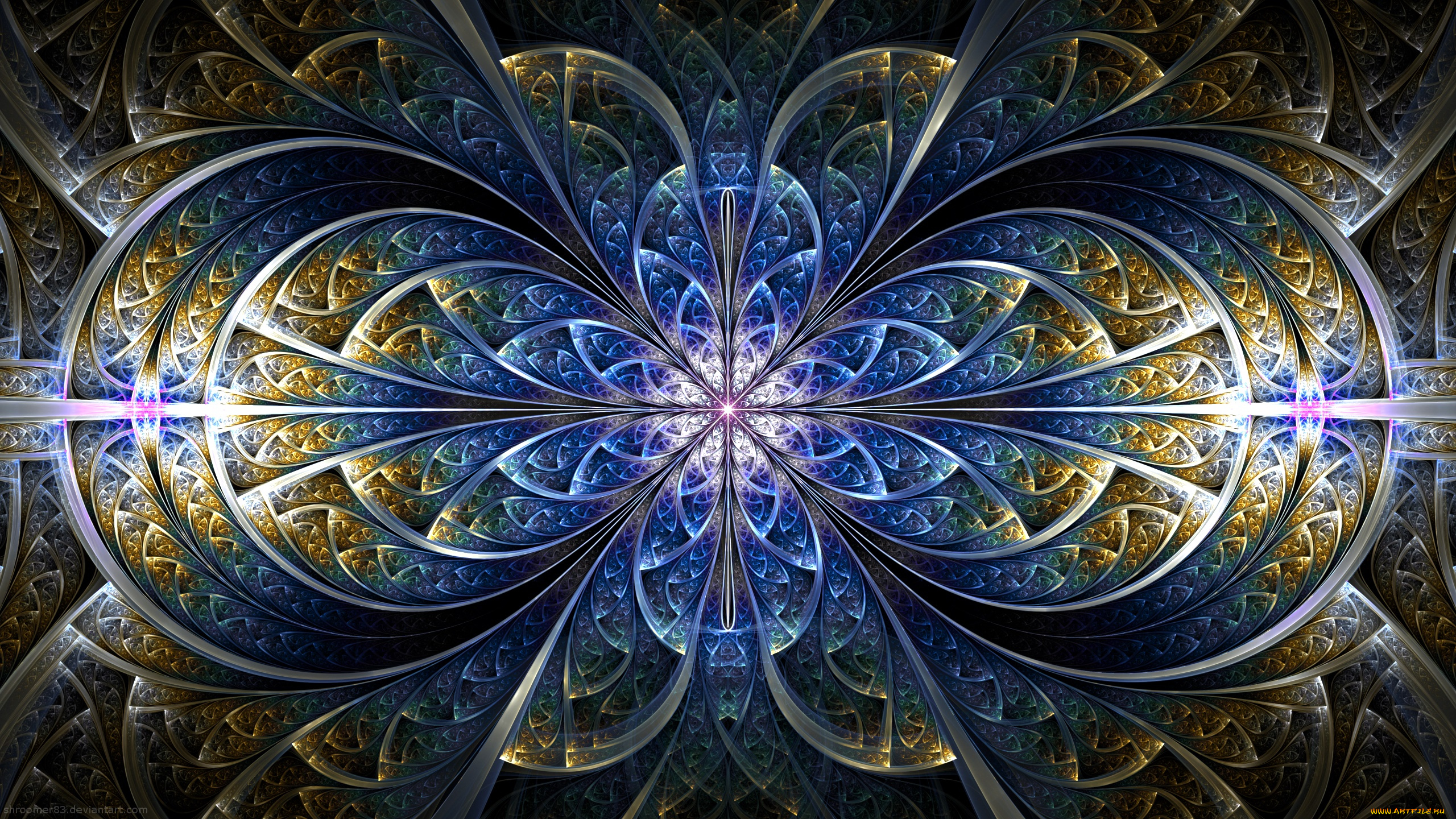 3д, графика, фракталы, , fractal, узор, фон, цвета