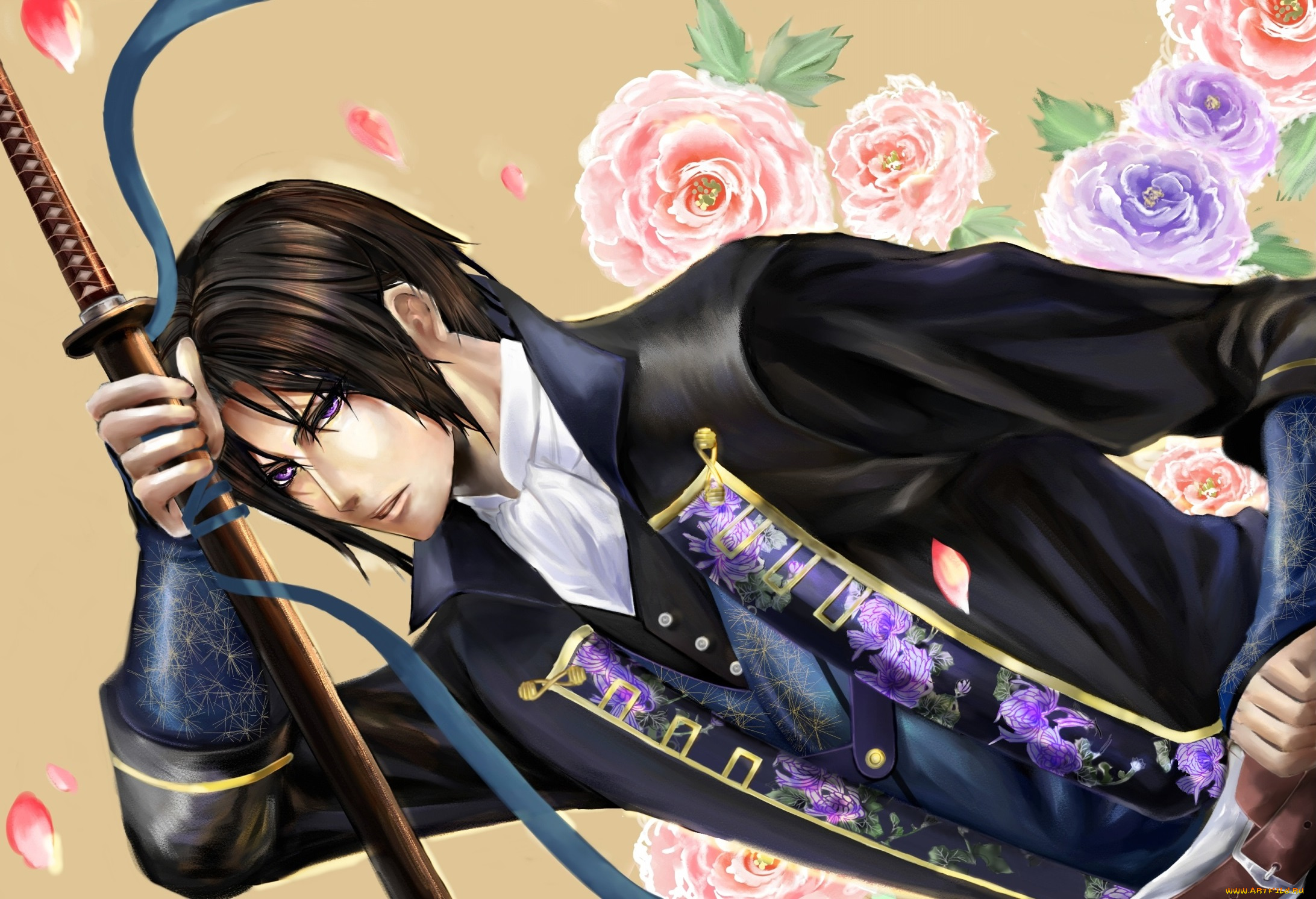 аниме, hakuouki, hijikata, toshizou