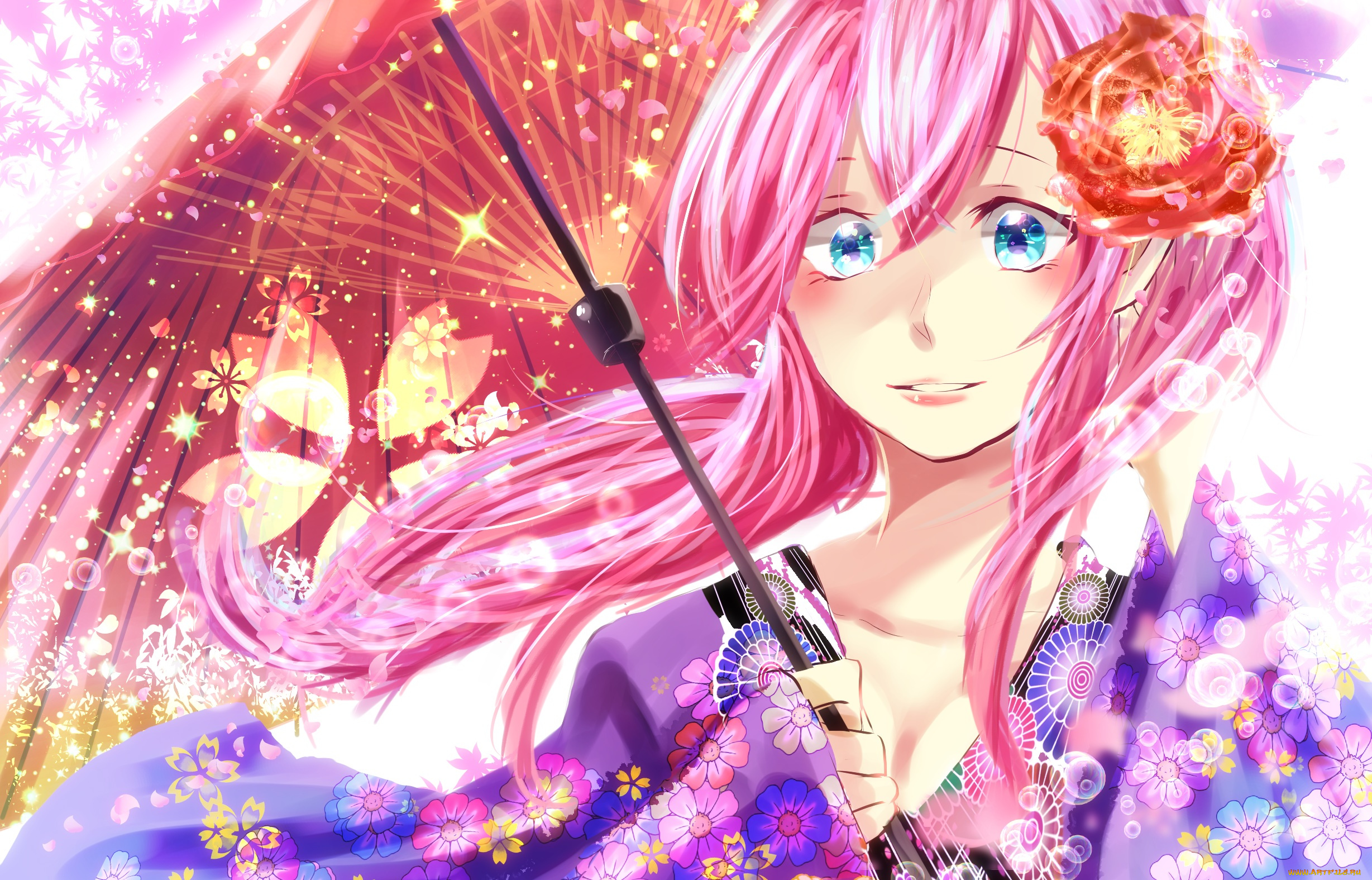 аниме, vocaloid, megurine, luka