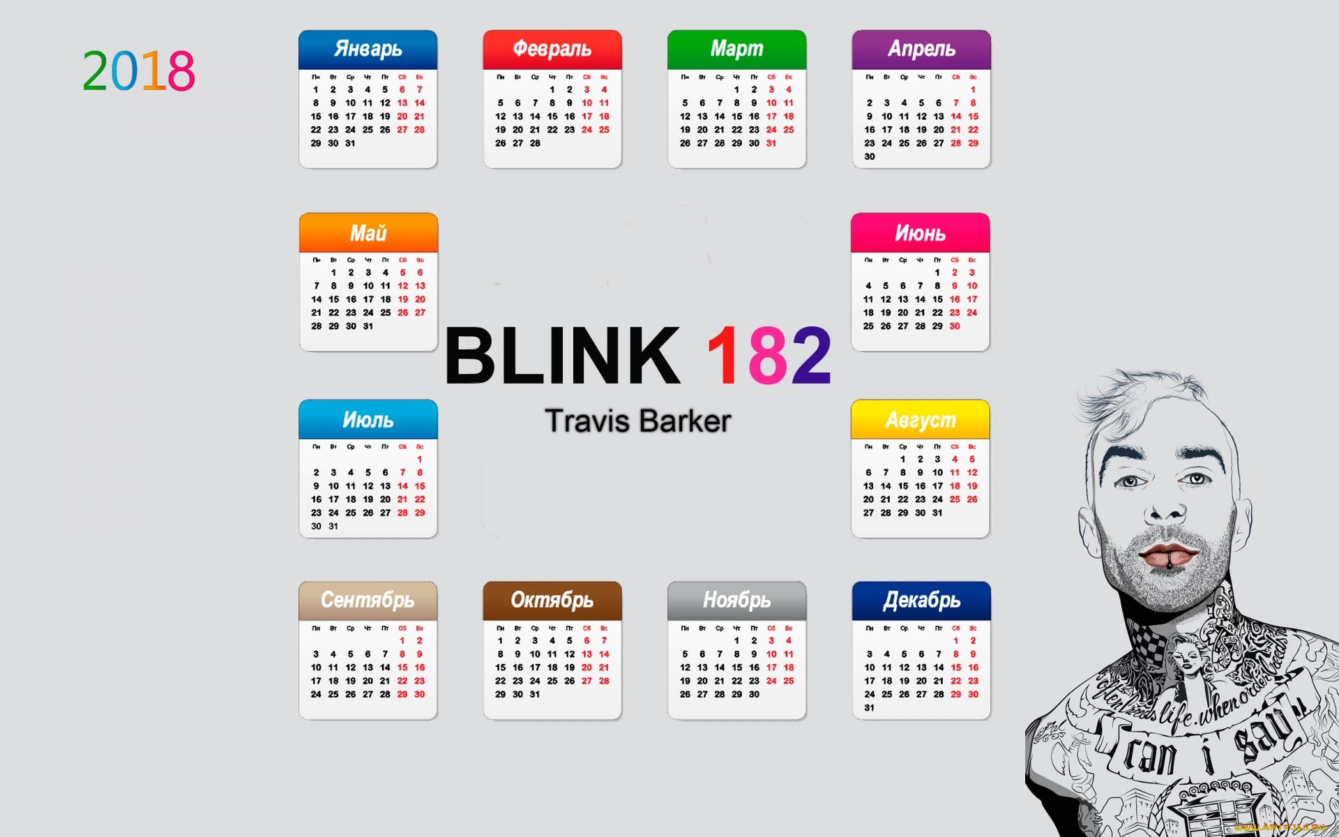 blink-182, travis, barker, календари, рисованные, , векторная, графика, музыкант, парень