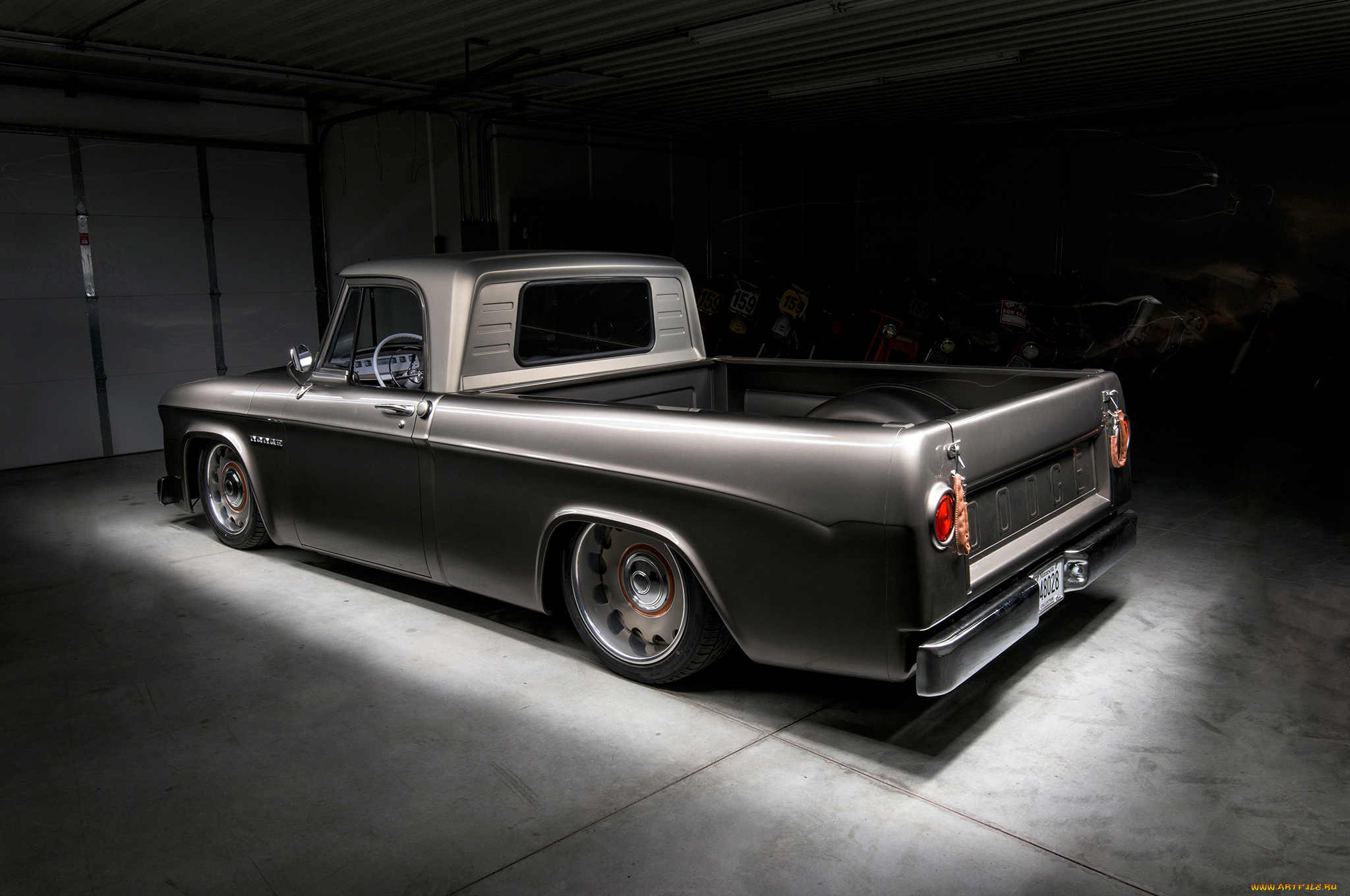 1965-dodge-d-100, автомобили, custom, pick-up, dodge