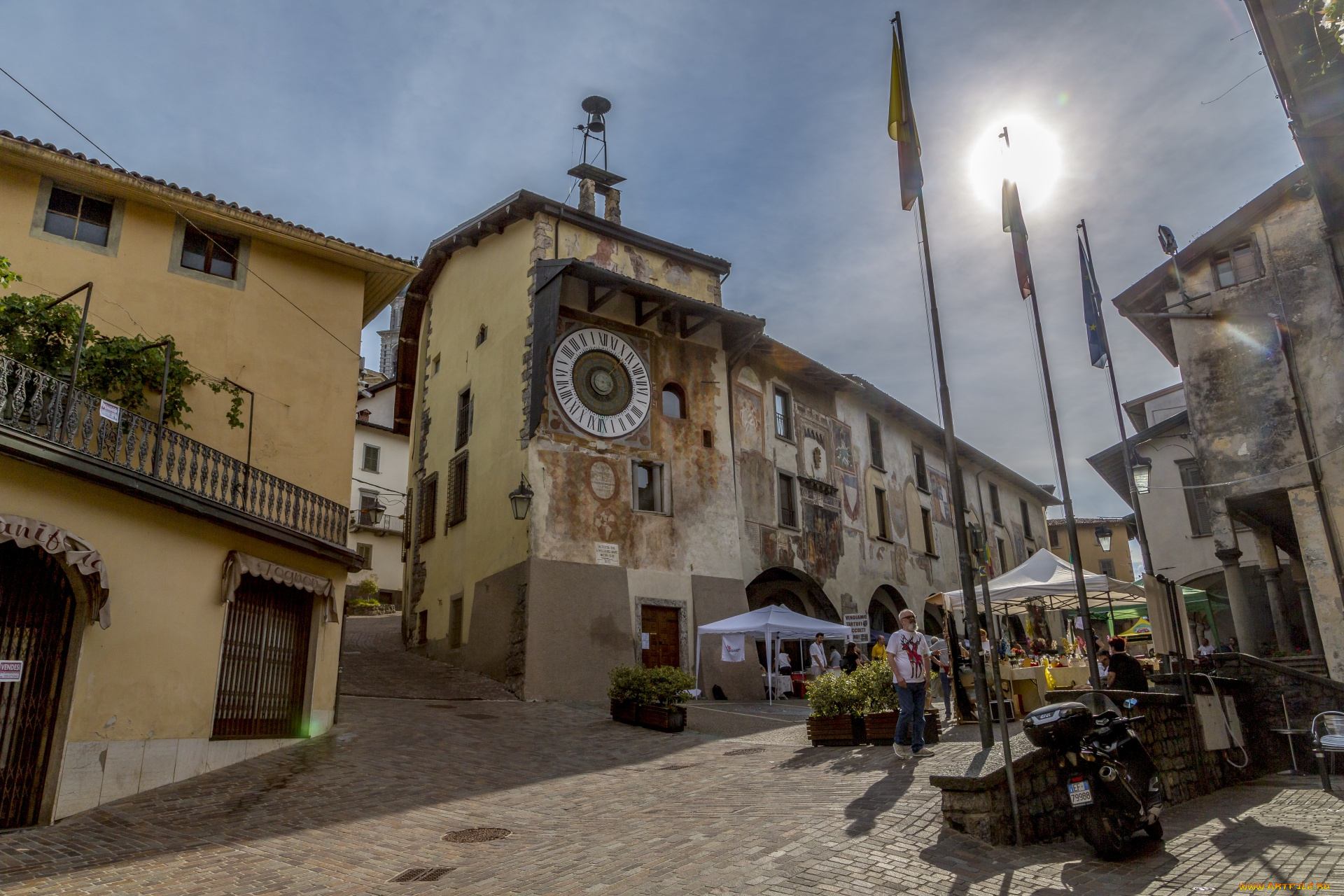 clusone, bergamo, italy, города, -, улицы, , площади, , набережные