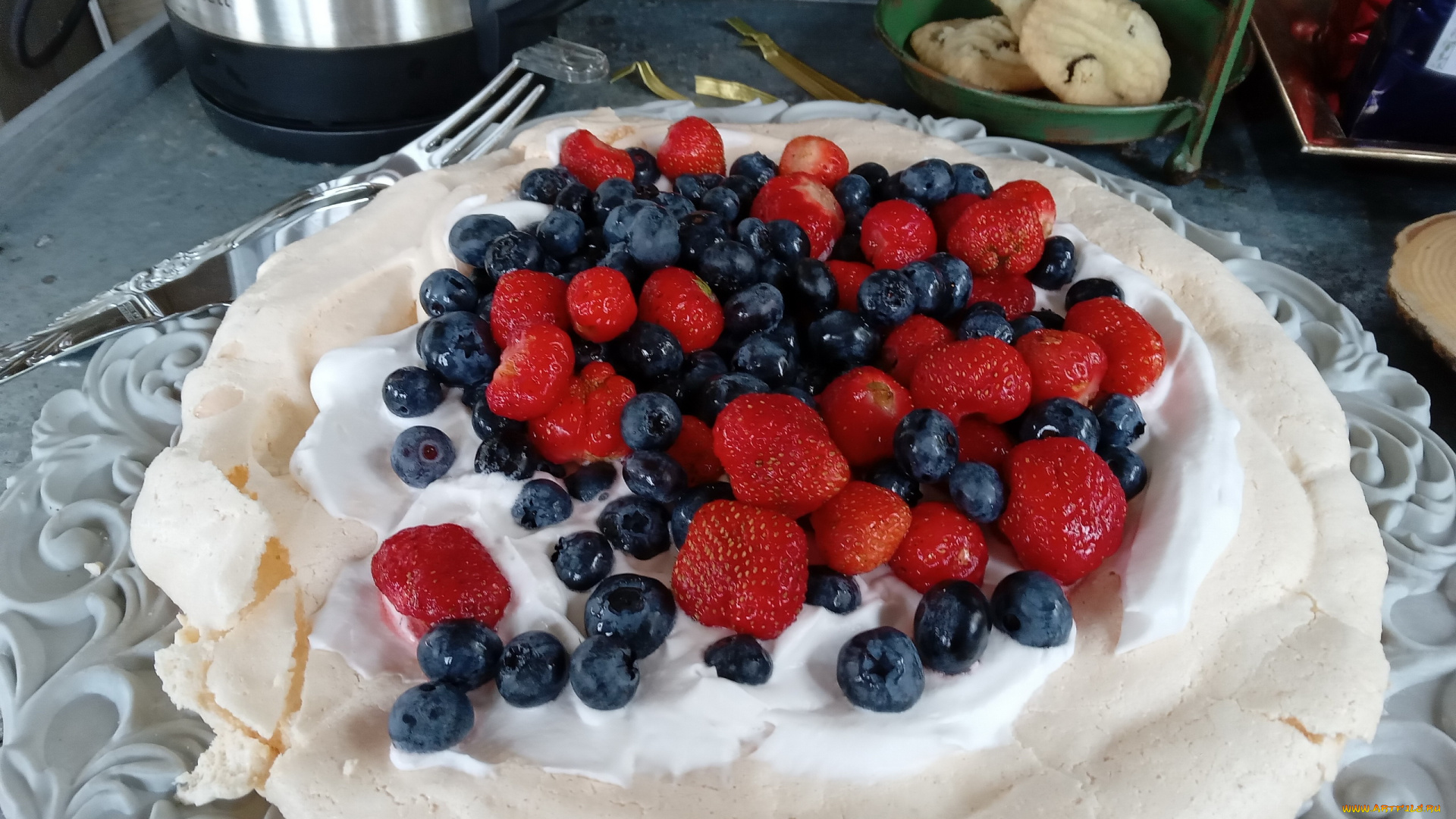 еда, торты, pavlova, cake