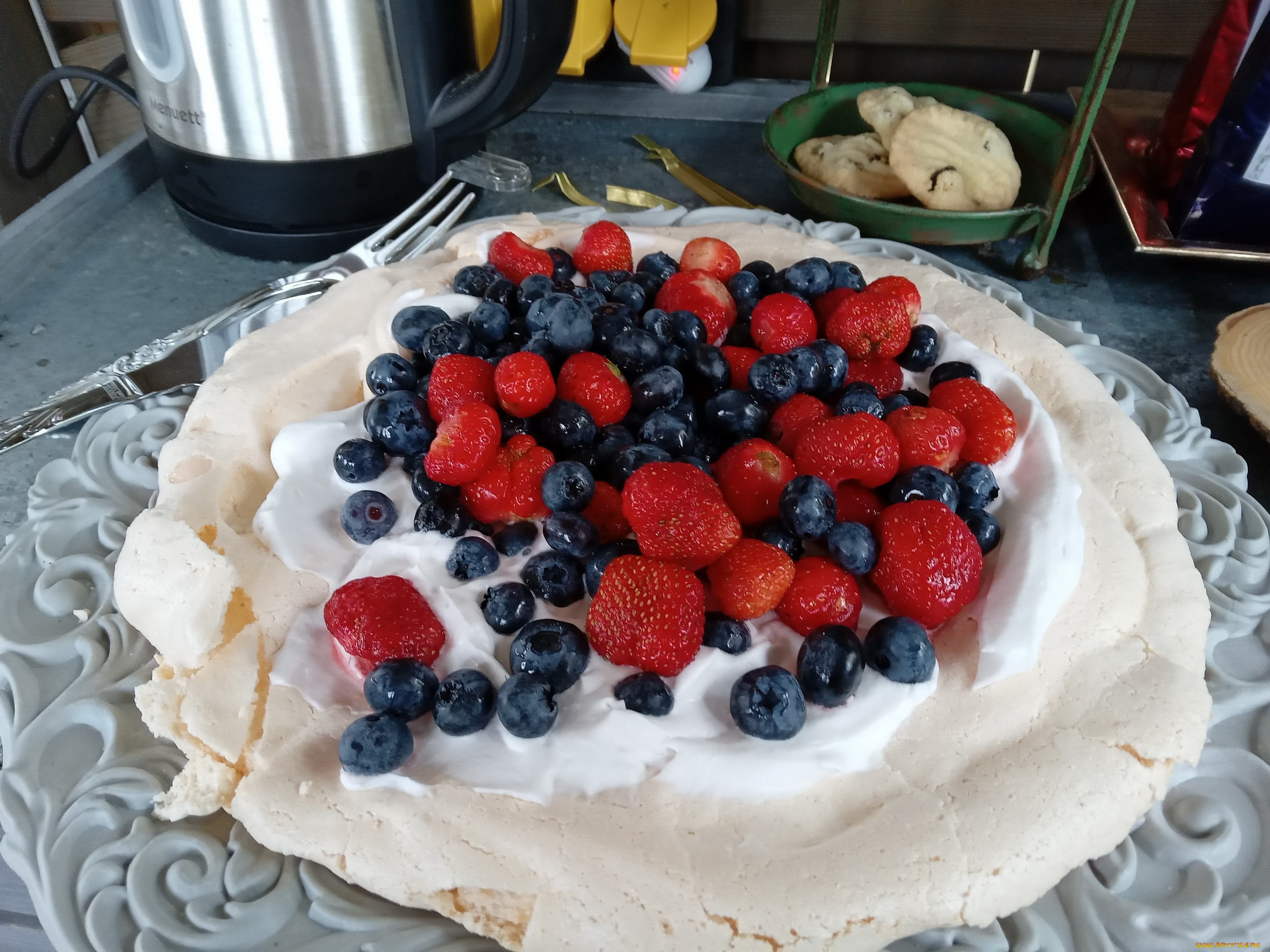 еда, торты, pavlova, cake