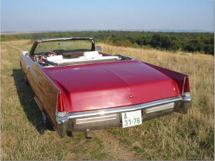 Картинка cadillac deville convertible 1969 автомобили