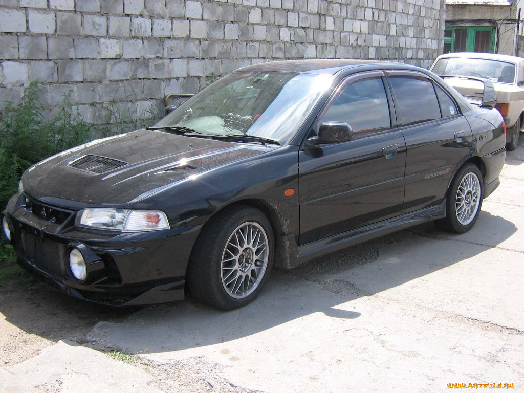 mitsubishi, lancer, evolution, iv, автомобили