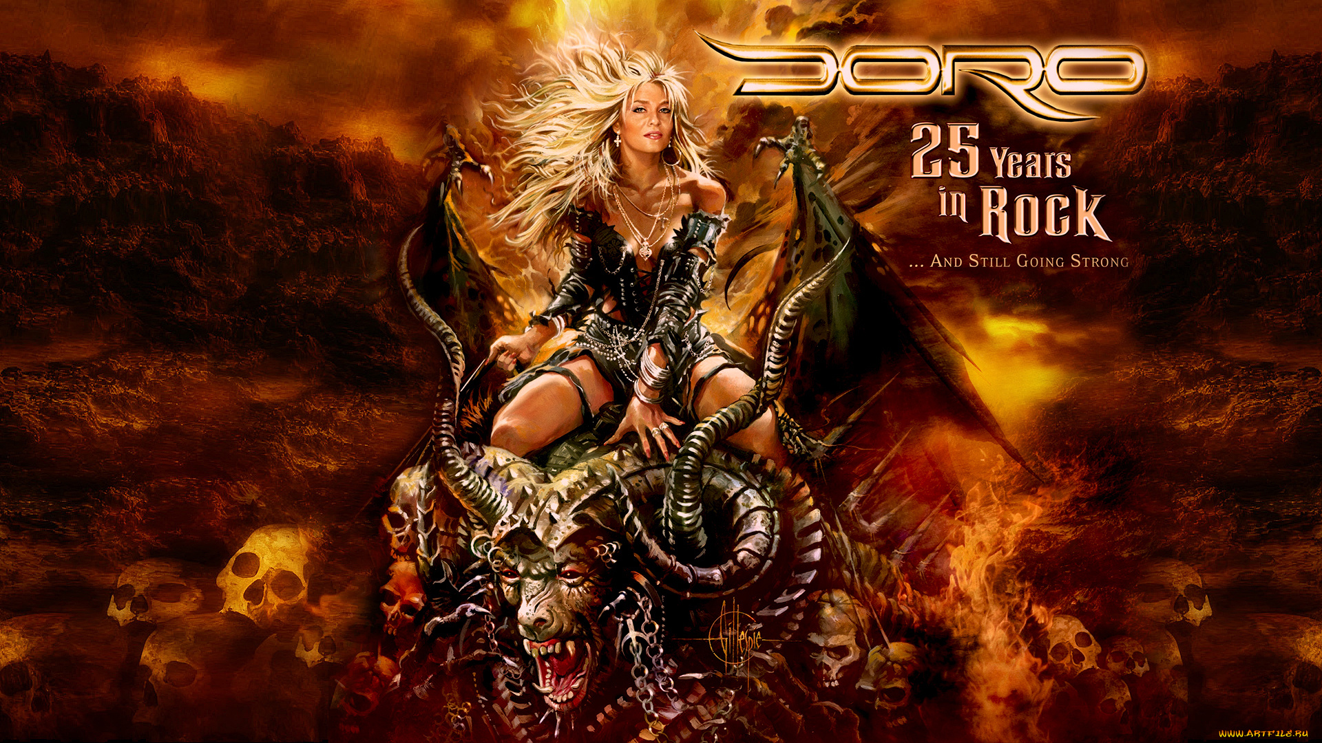 doro, музыка, демон, черепа, девушка, dorothee, pesch