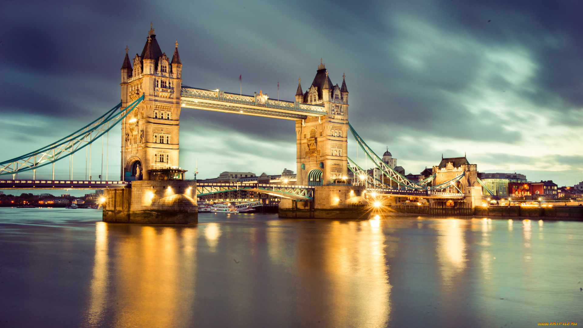 tower, bridge, london, englan, города, лондон, великобритания