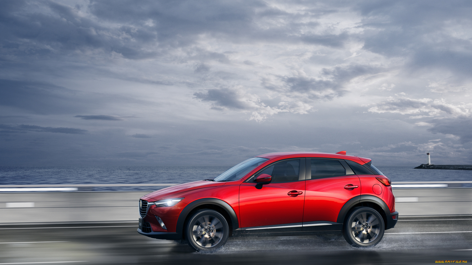 автомобили, mazda, cx-3, jp-spec, 2015г, красеный