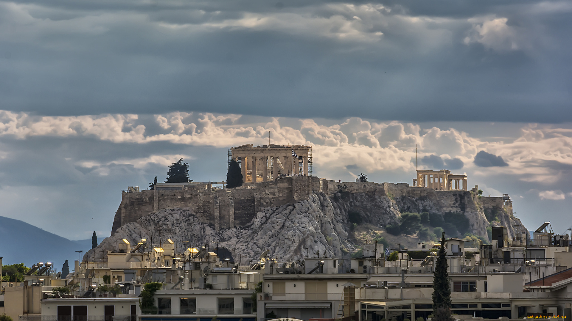 athens, города, афины, , греция, храм, хом