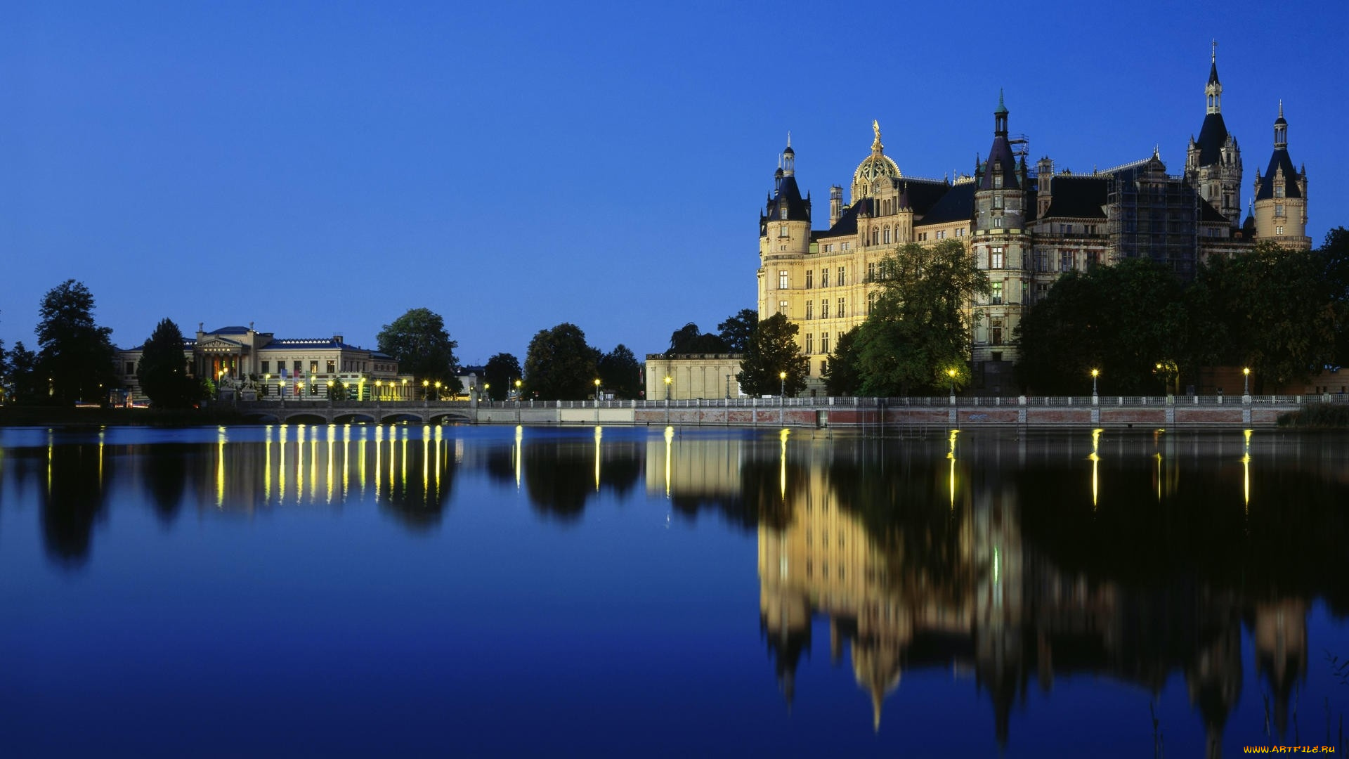 города, замок, шверин, , германия, schwerin, castle