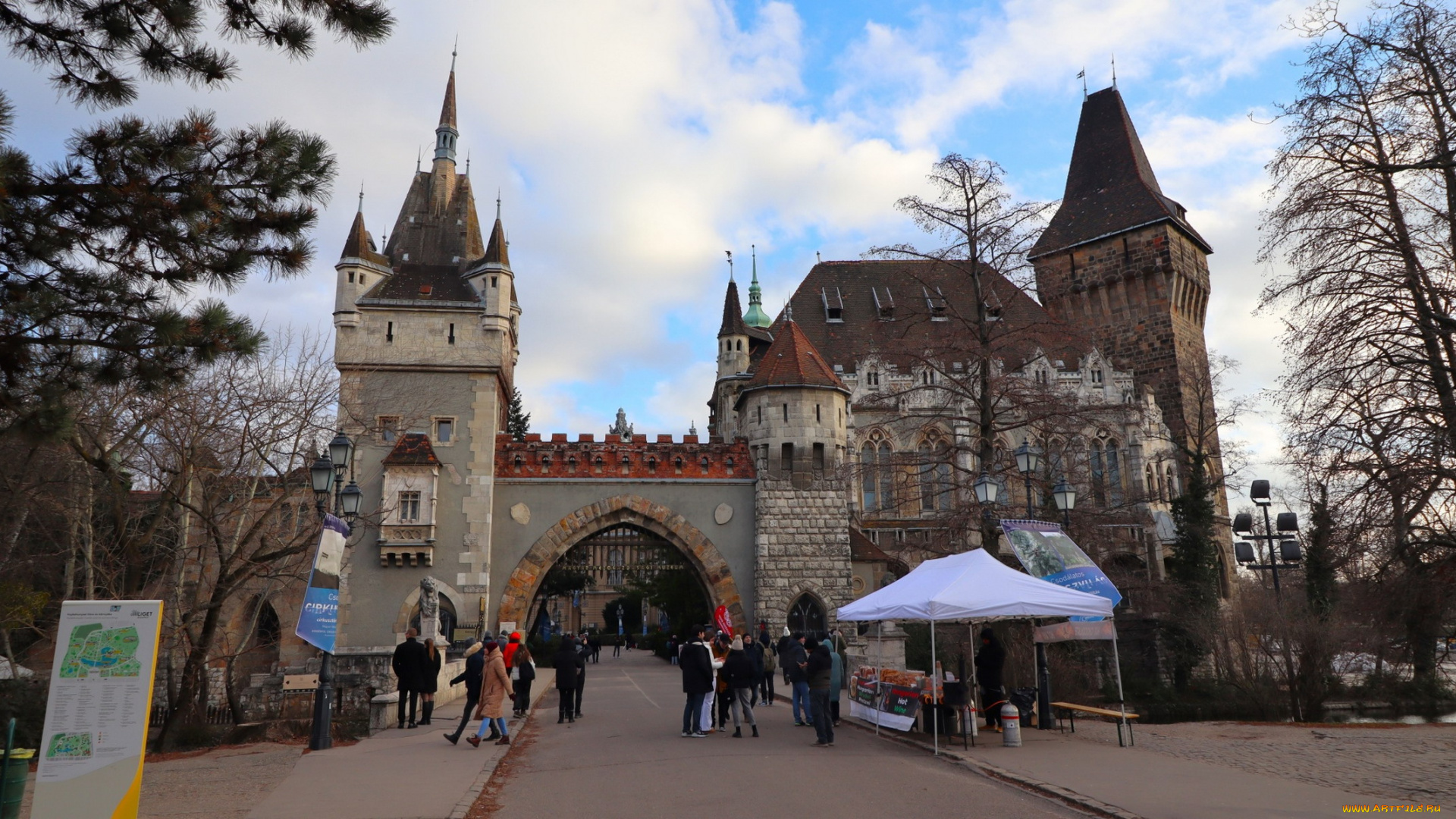 vajdahunyad, castle, города, будапешт, , венгрия, vajdahunyad, castle