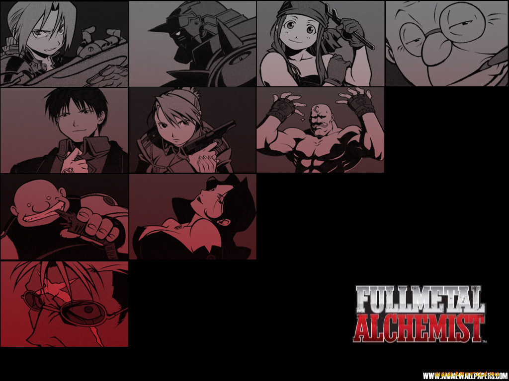 аниме, fullmetal, alchemist