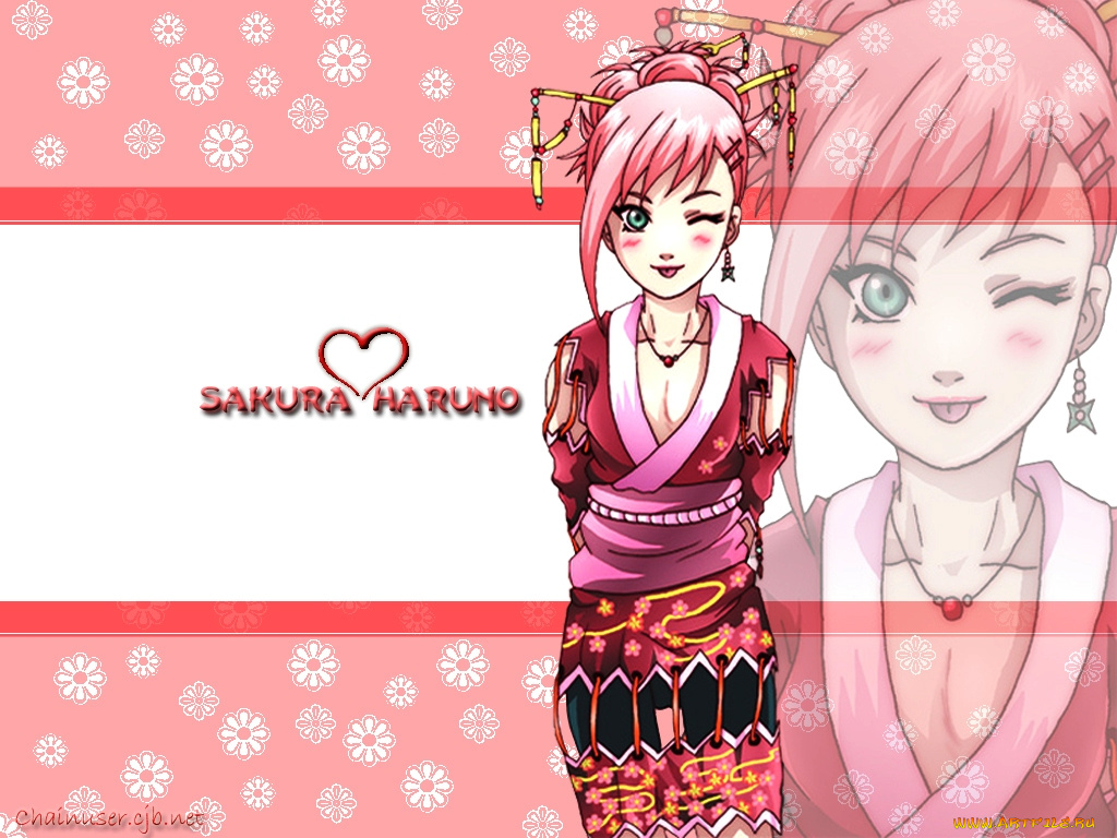 аниме, naruto, sakura