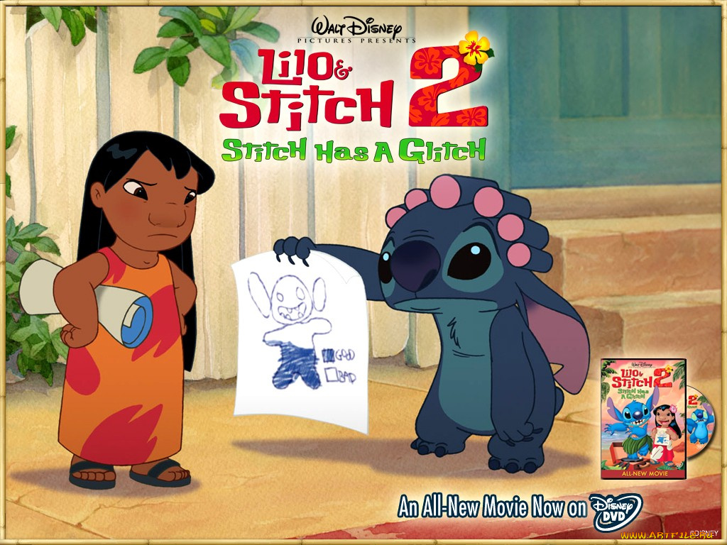 мультфильмы, lilo, stitch