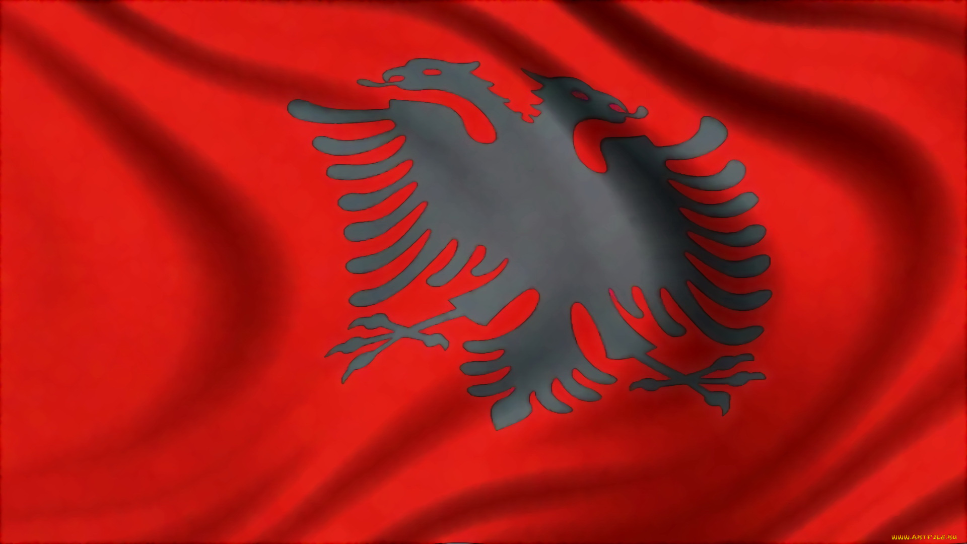 albania, разное, флаги, гербы, флаг, албании