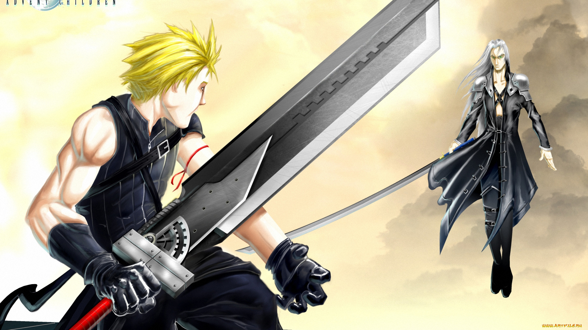 аниме, final, fantasy, воин, sephiroth, меч, strife, оружие, cloud