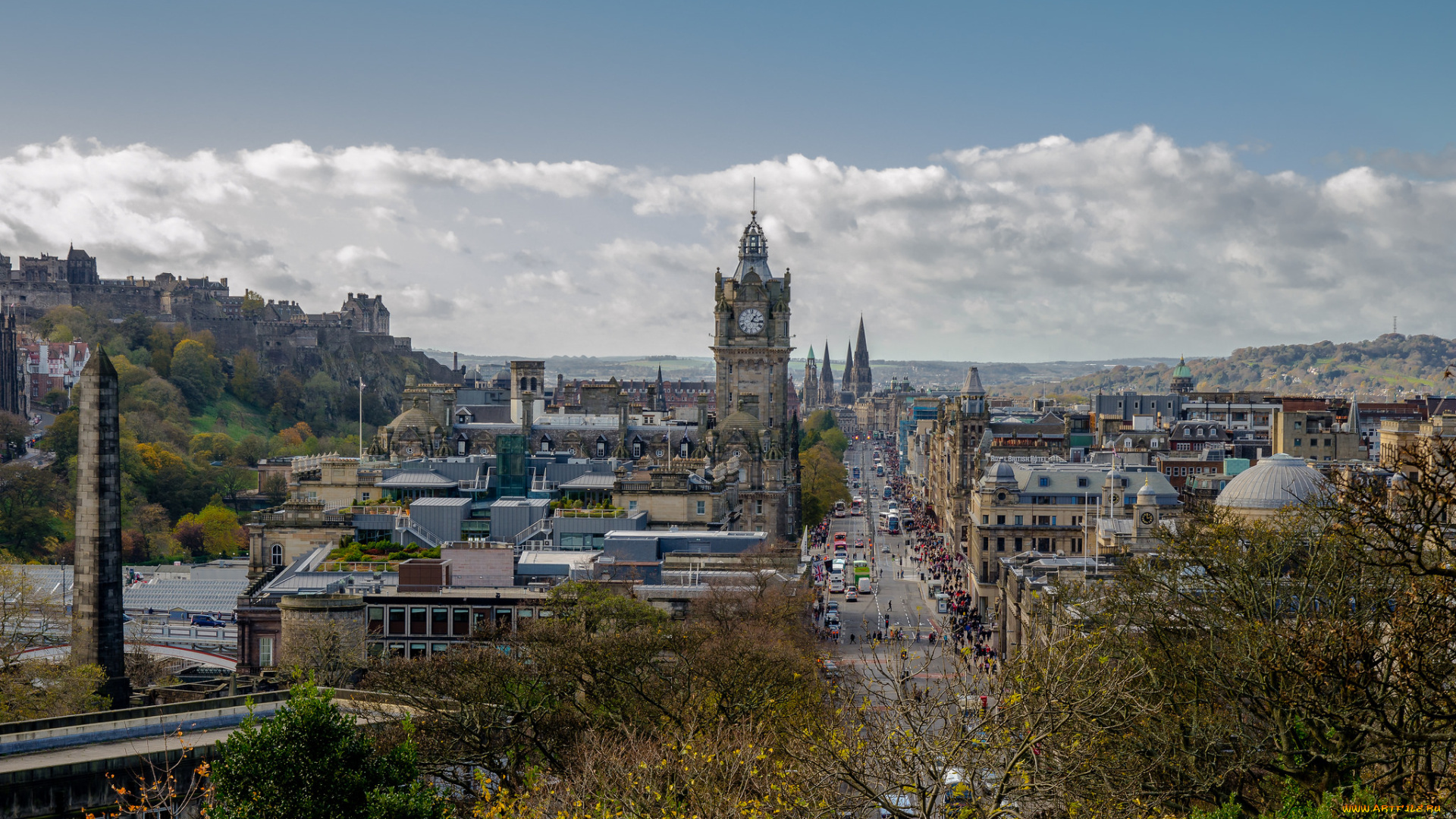 edinburgh, города, эдинбург, , шотландия, панорама