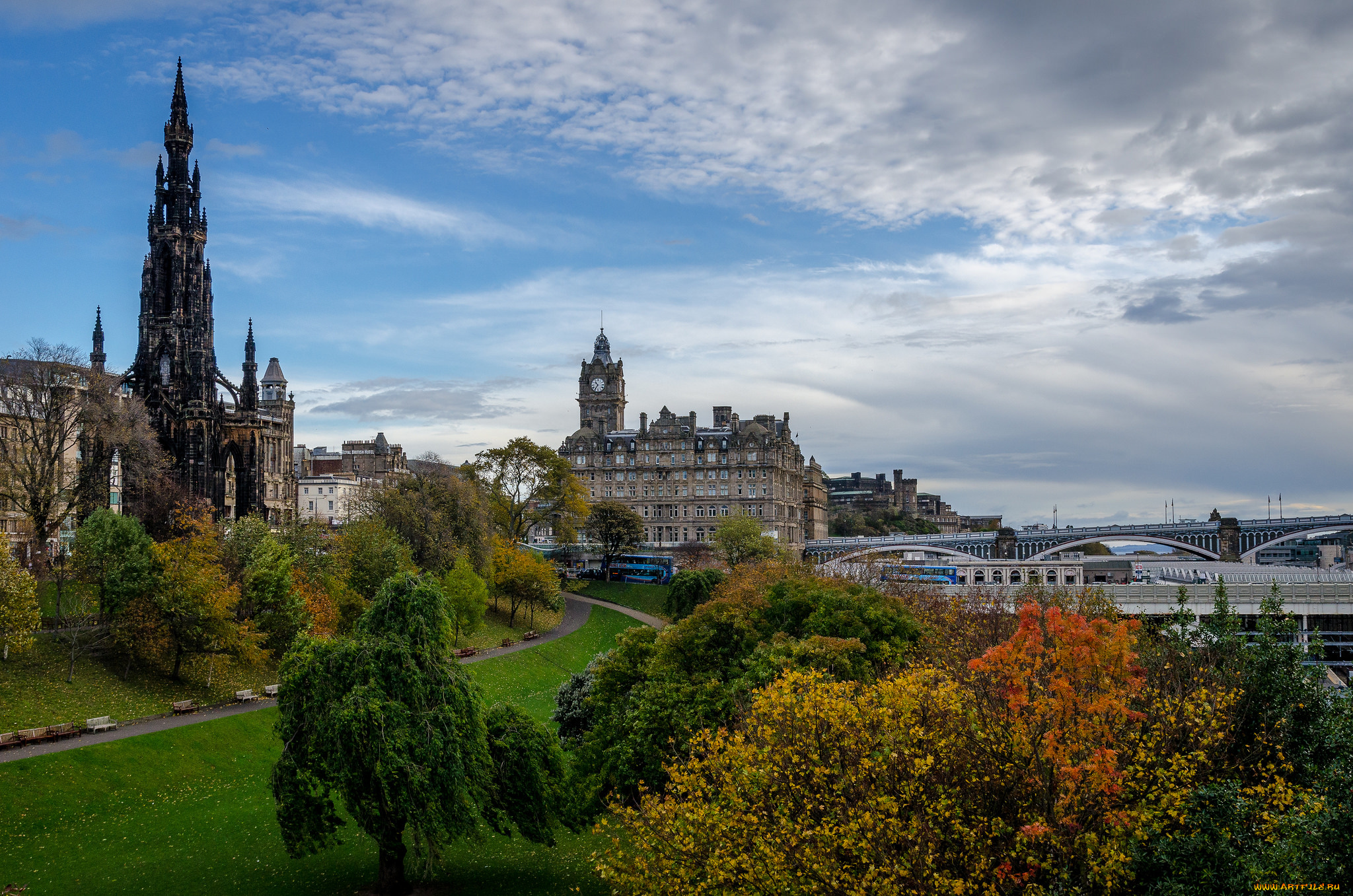 edinburgh, города, эдинбург, , шотландия, панорама