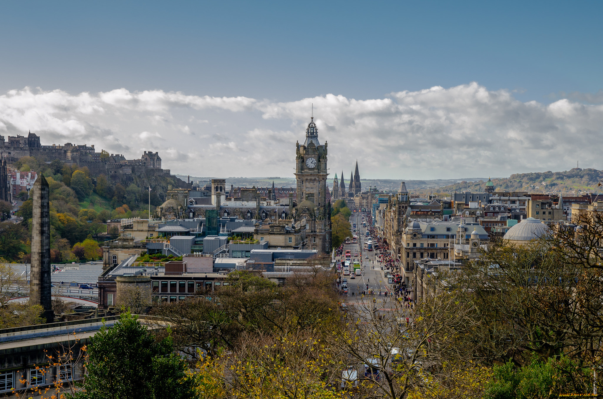 edinburgh, города, эдинбург, , шотландия, панорама