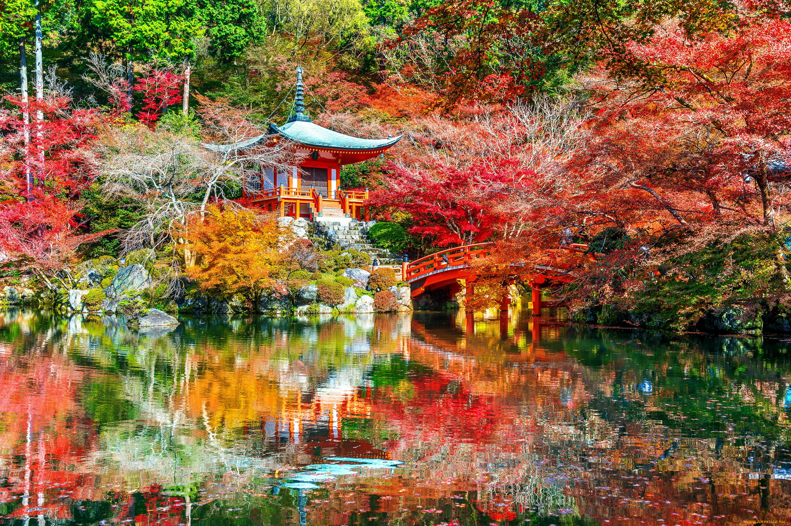 daigoji, temple, города, -, буддийские, и, другие, храмы, daigoji, temple