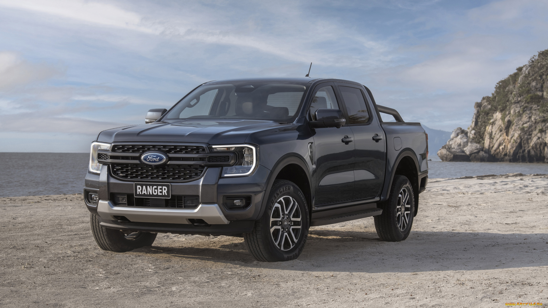 2023, ford, ranger, sport, , au, автомобили, ford, ranger, sport, 4k, вид, спереди, экстерьер, австралийская, версия, новый, серый, рейнджер, спорт, американские, форд, пикап, побережье