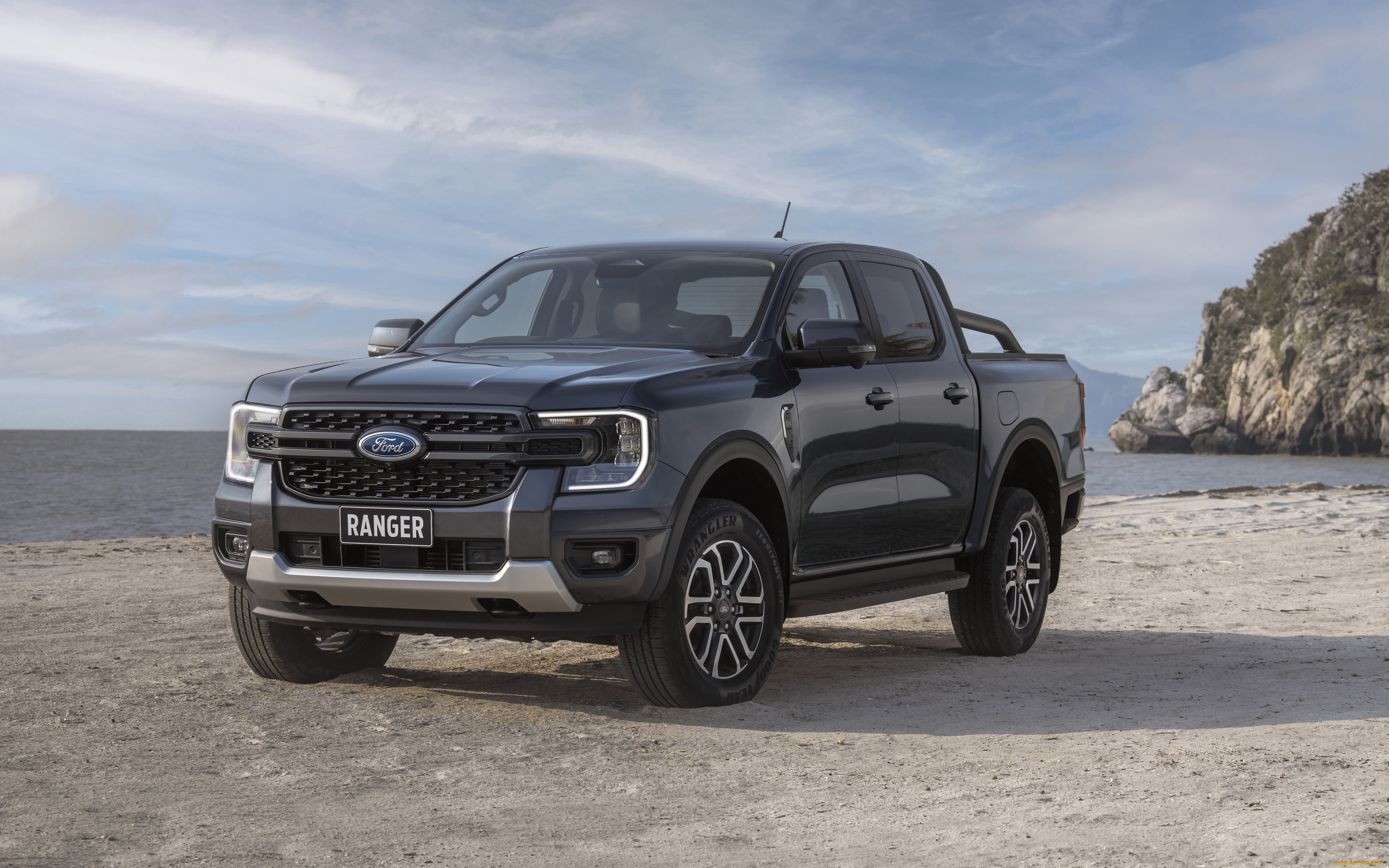 2023, ford, ranger, sport, , au, автомобили, ford, ranger, sport, 4k, вид, спереди, экстерьер, австралийская, версия, новый, серый, рейнджер, спорт, американские, форд, пикап, побережье